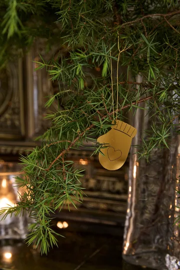 Deco Winter activities juleheng 6 deler - Messing - Cooee Design