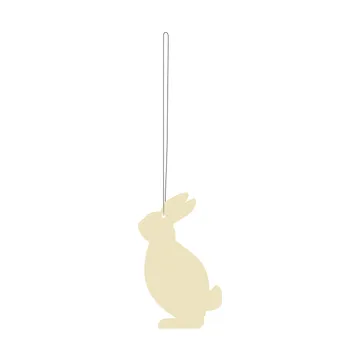 Easter Deco hare påskepynt 4-pakning - Light yellow - Cooee Design