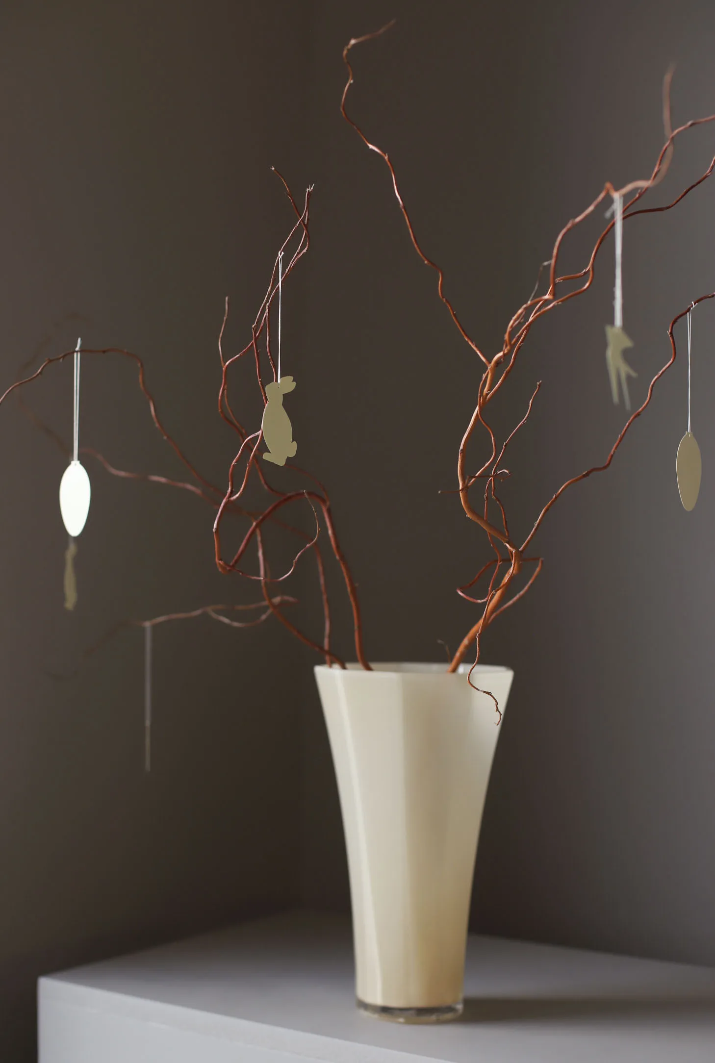 Easter Deco hare påskepynt 4-pakning, Light yellow Cooee Design