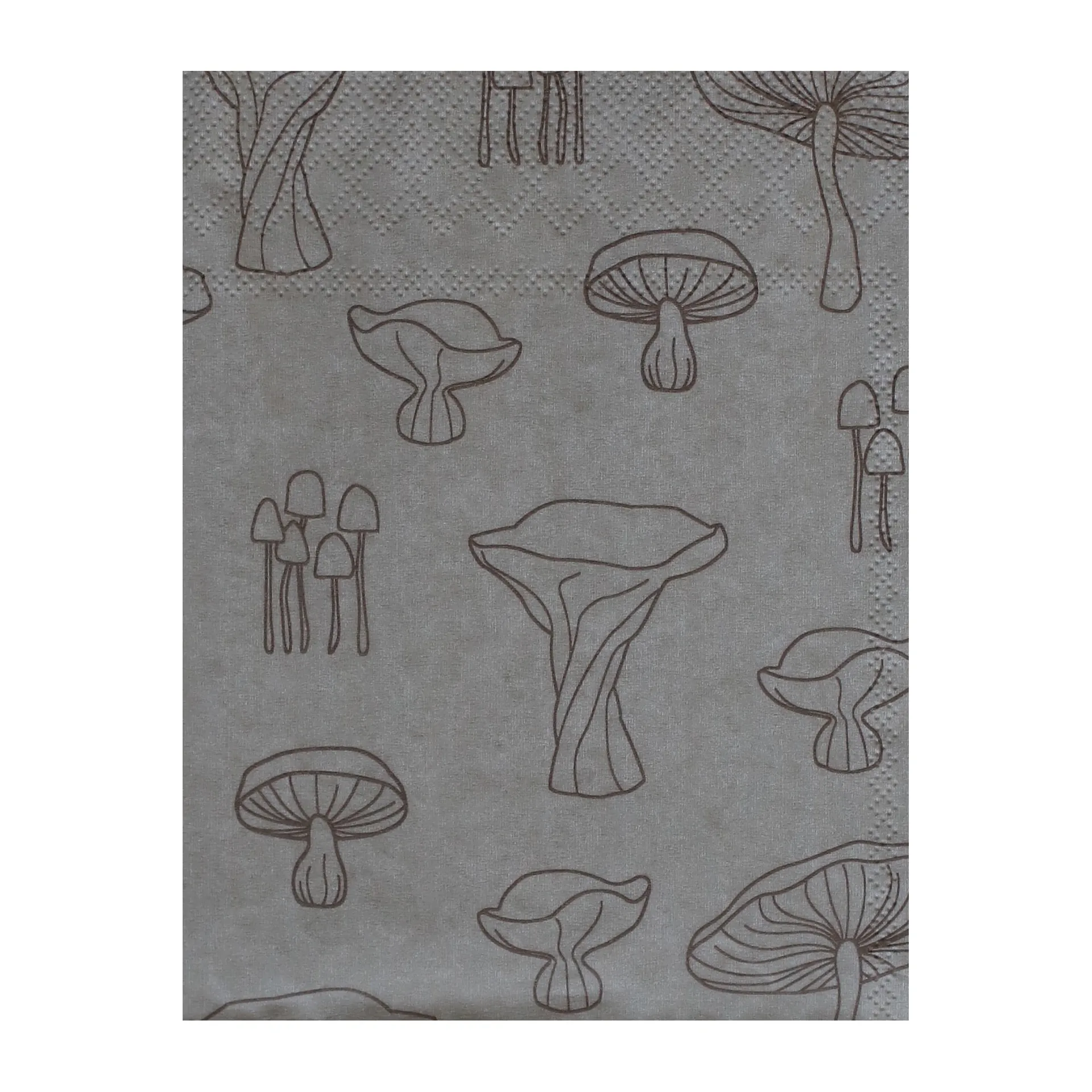 Fungi serviett 33 x 33 cm 20-pakning, Sand-hazelnut Cooee Design