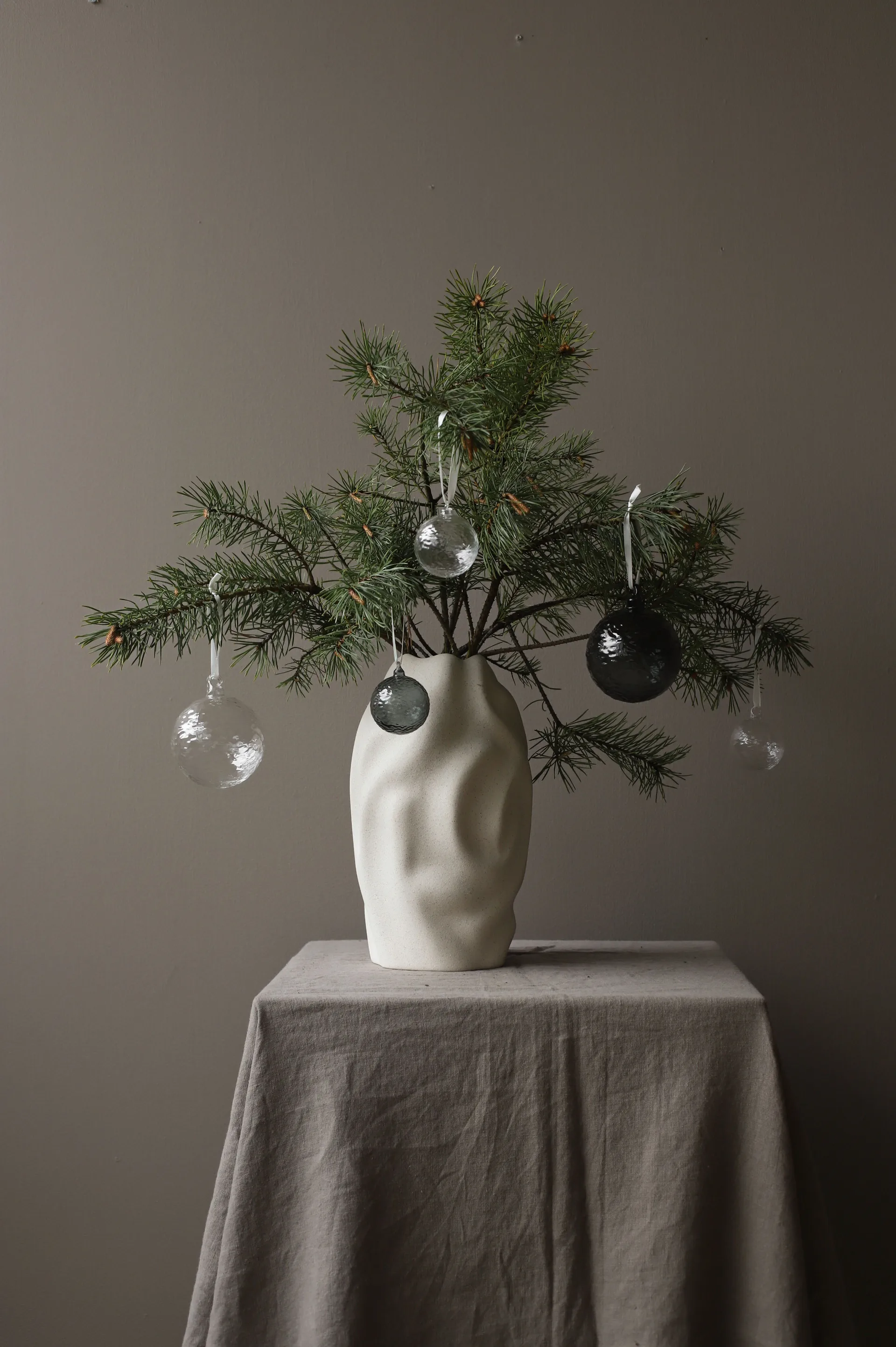 Gry Marble julekule Ø5 cm, Clear Cooee Design
