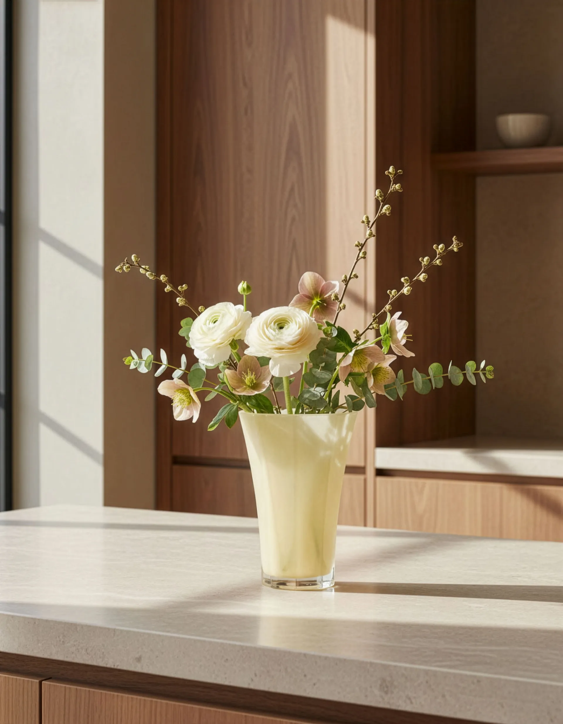 Liliané vase 28 cm, Butter yellow Cooee Design