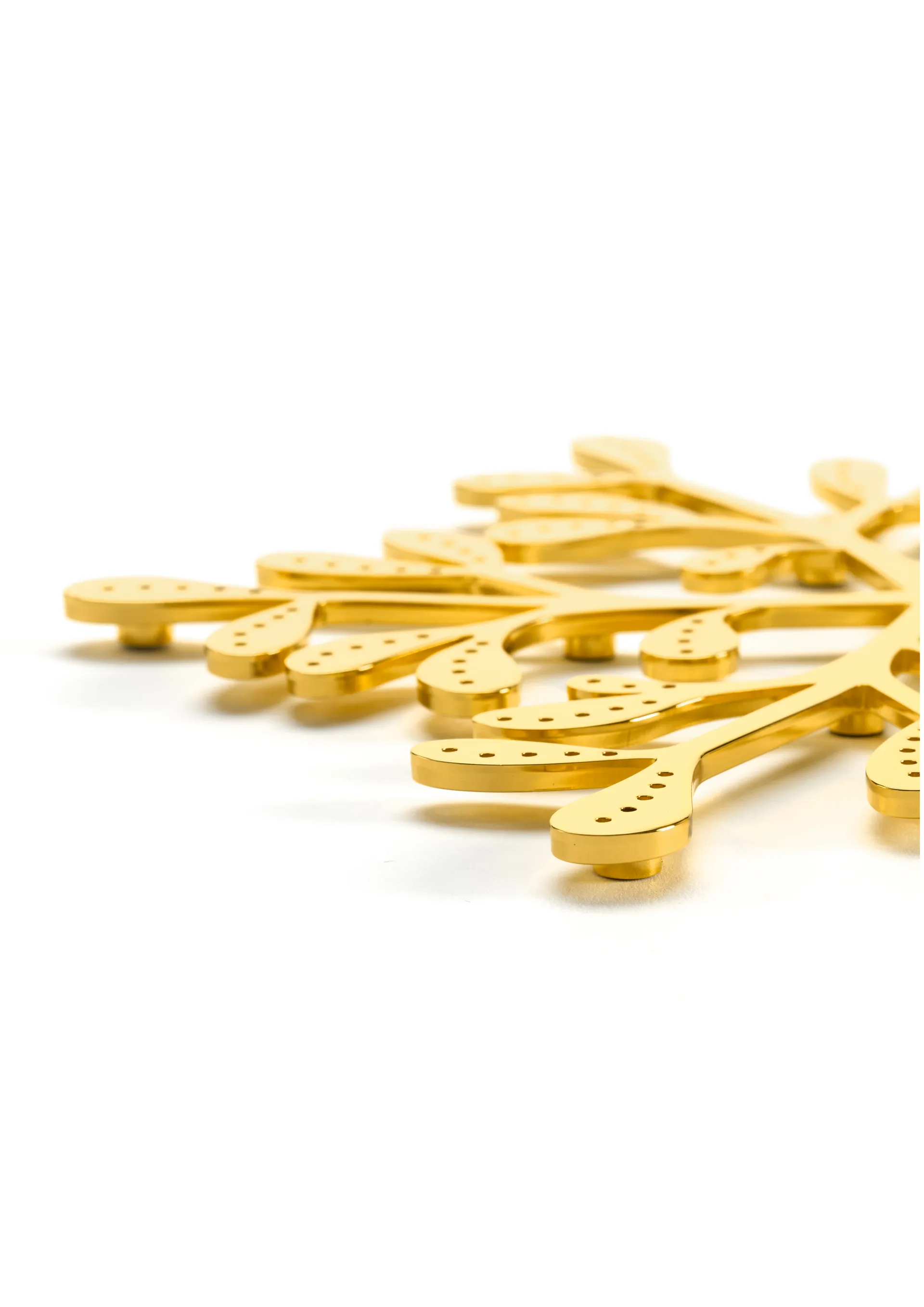 Mistletoe gryteunderlag Ø20 cm, Messing Cooee Design