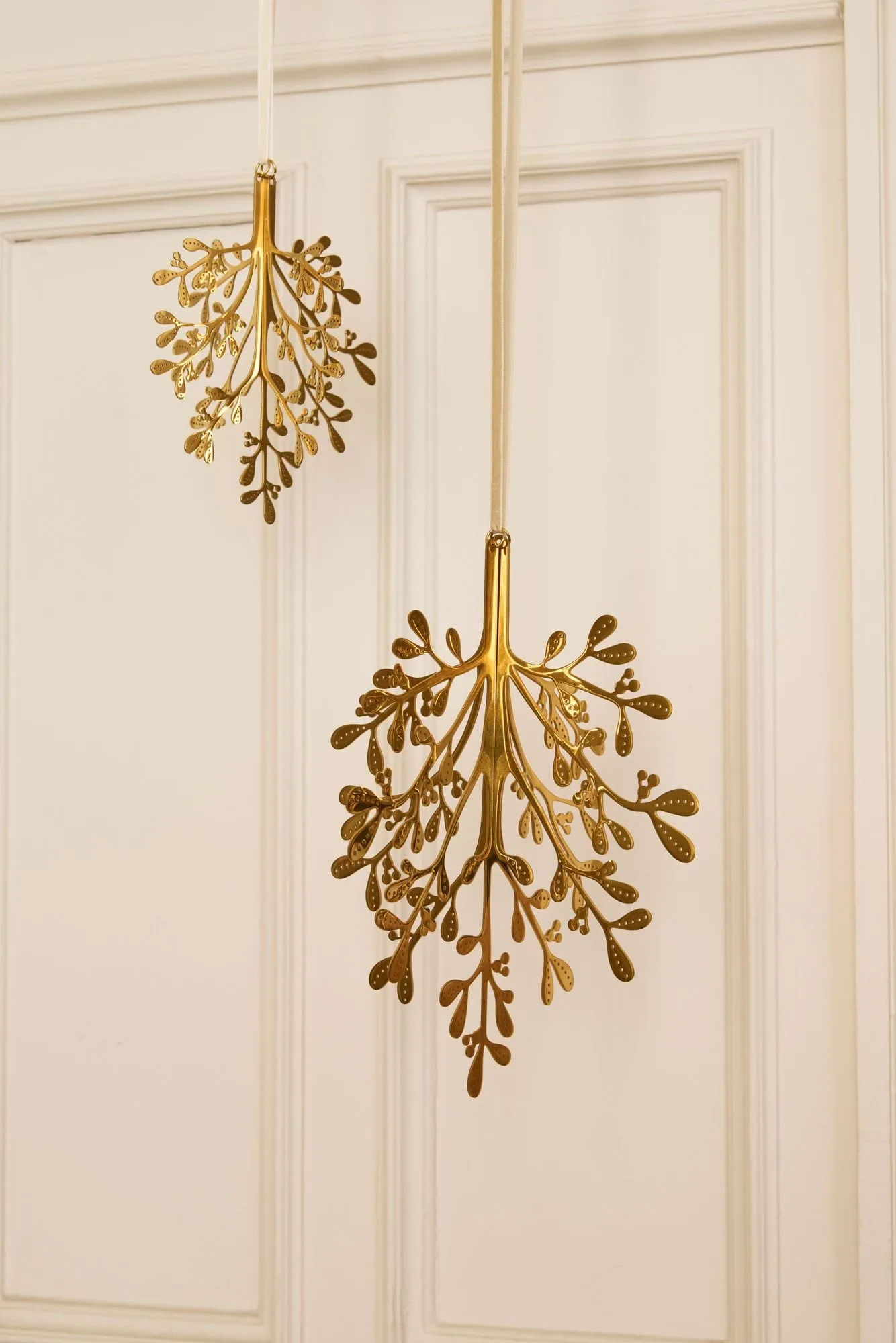 Mistletoe juleanheng 2-pack, Messing, 29 cm Cooee Design