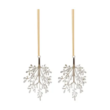 Mistletoe juleanheng 2-pack - Rustfritt stål, 20 cm - Cooee Design