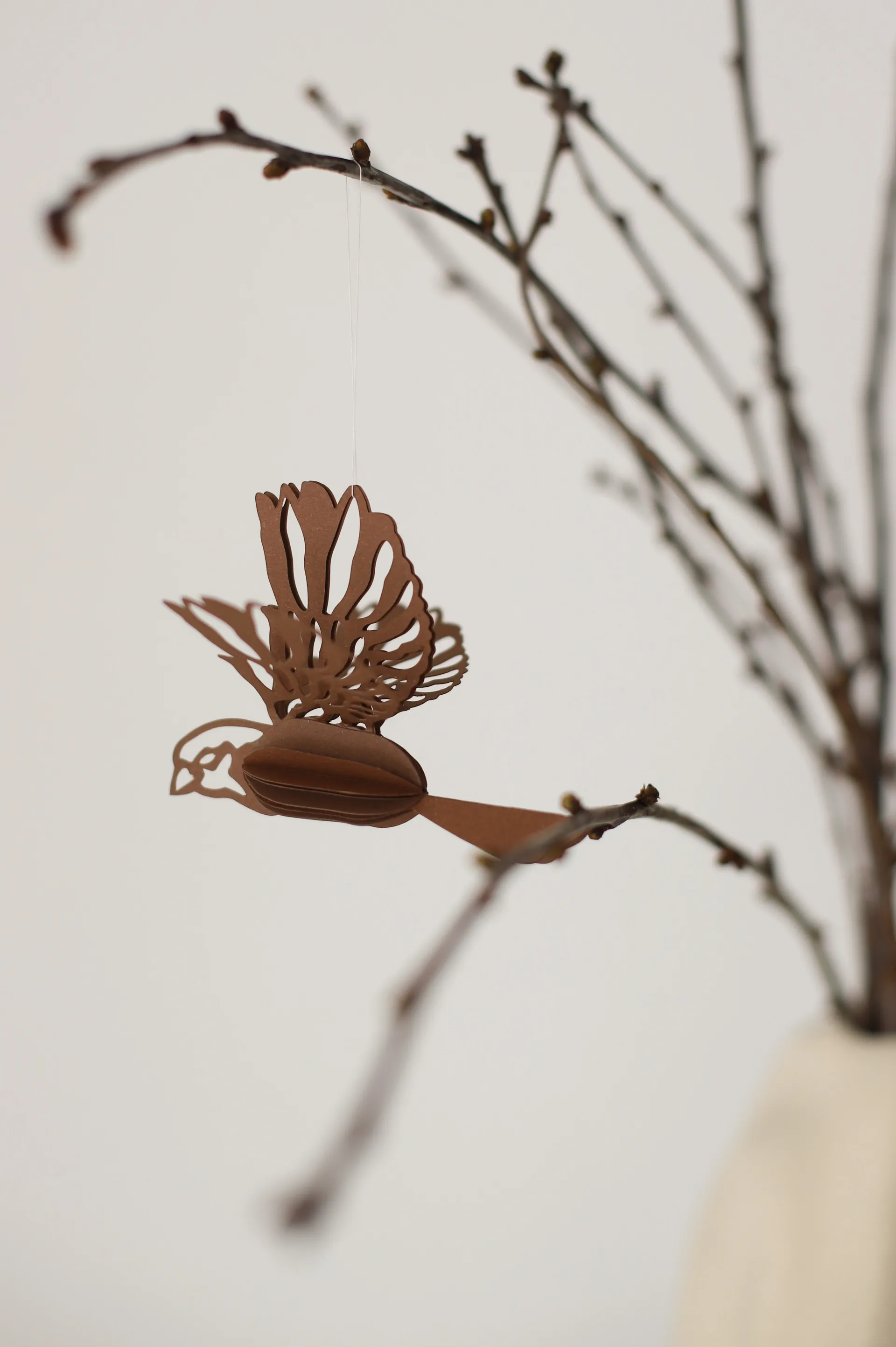 Paper bird hengende dekorasjon 2-pakn., Coffee Cooee Design