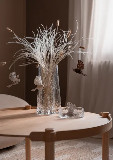 Paper bird hengende dekorasjon 2-pakn. - Coffee - Cooee Design