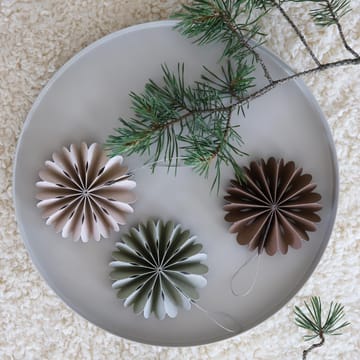 Paper Flowers juletrepynt - Coffee - Cooee Design