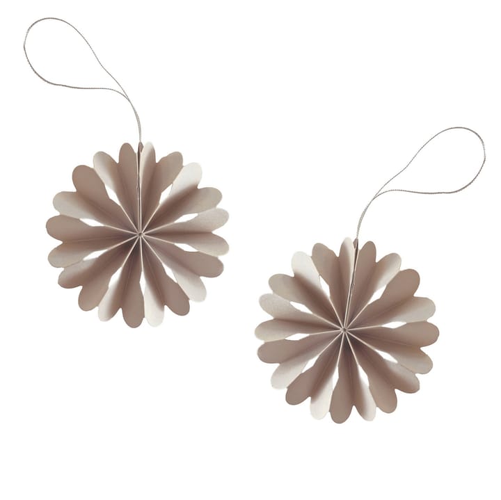 Paper Flowers juletrepynt - Sand - Cooee Design