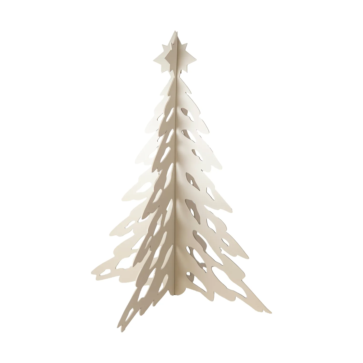 Pinetree dekorasjonsjuletre 15 cm, Sand Cooee Design
