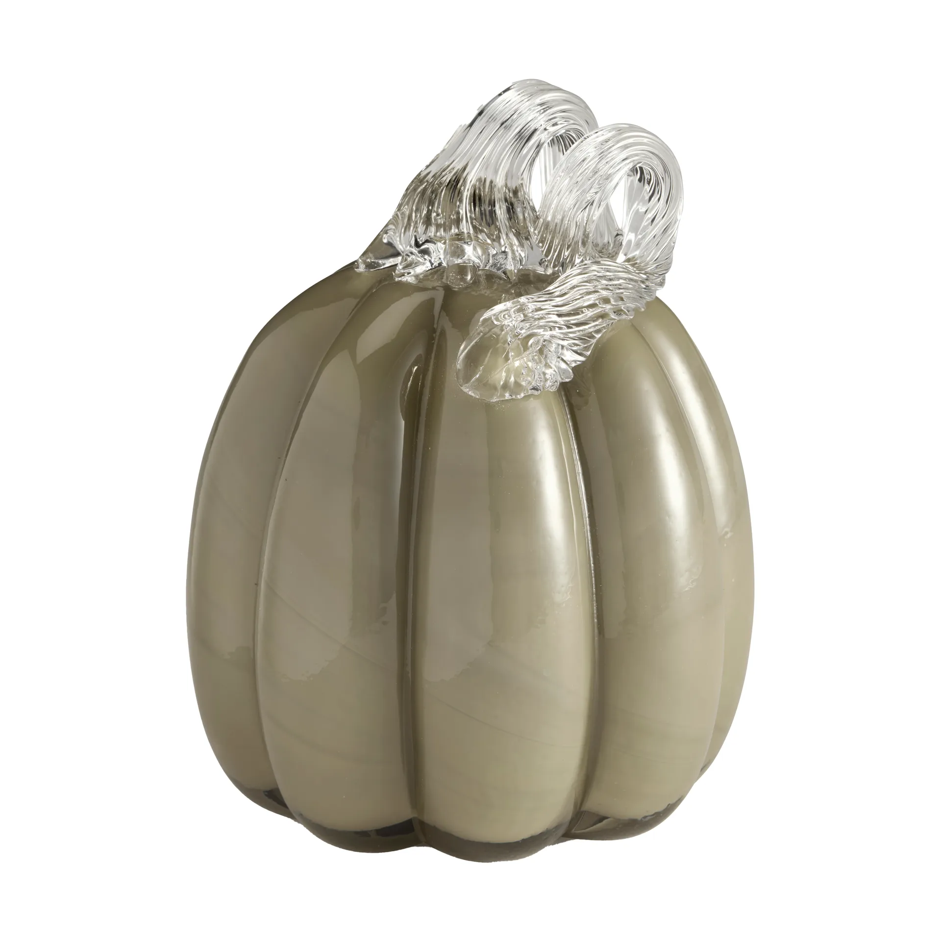 Pumpkin dekorasjon 14 cm, Khaki Cooee Design
