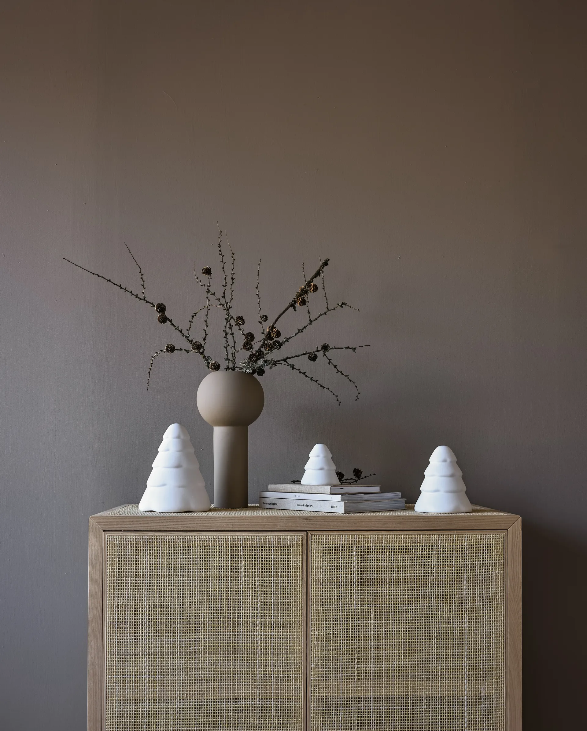 Snowy juletre 15 cm, White Cooee Design