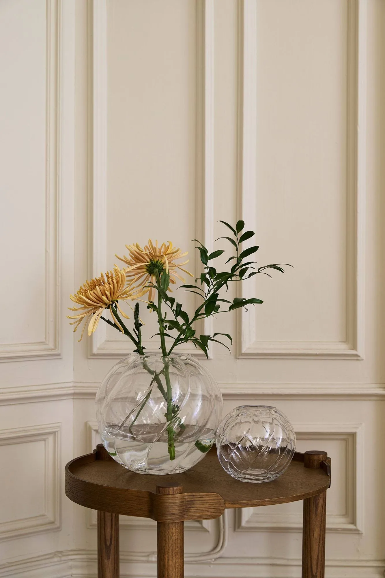 Twist Ball vase 12 cm, Klar Cooee Design