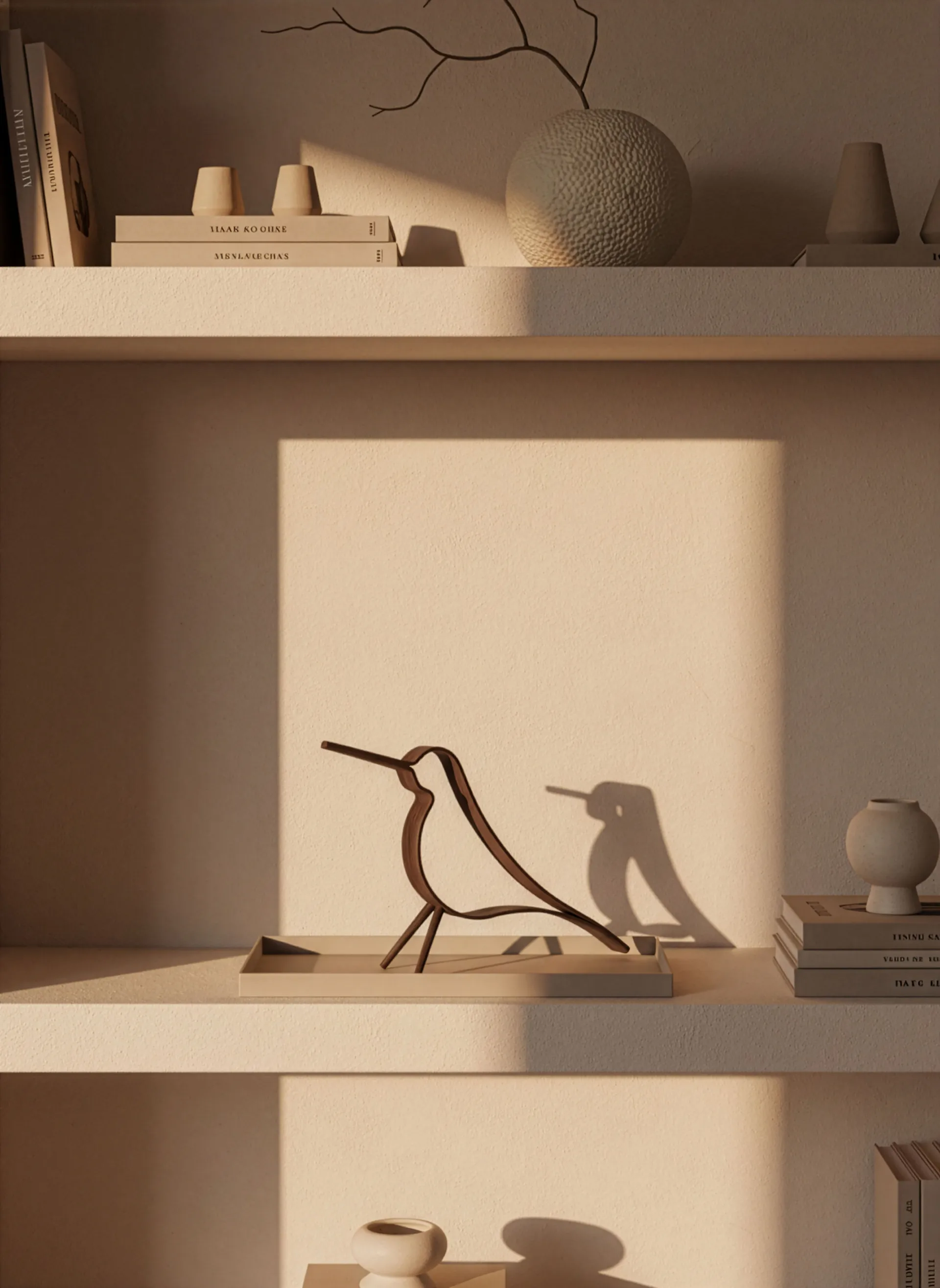 Woody Bird stor, Mørkbeiset eik Cooee Design