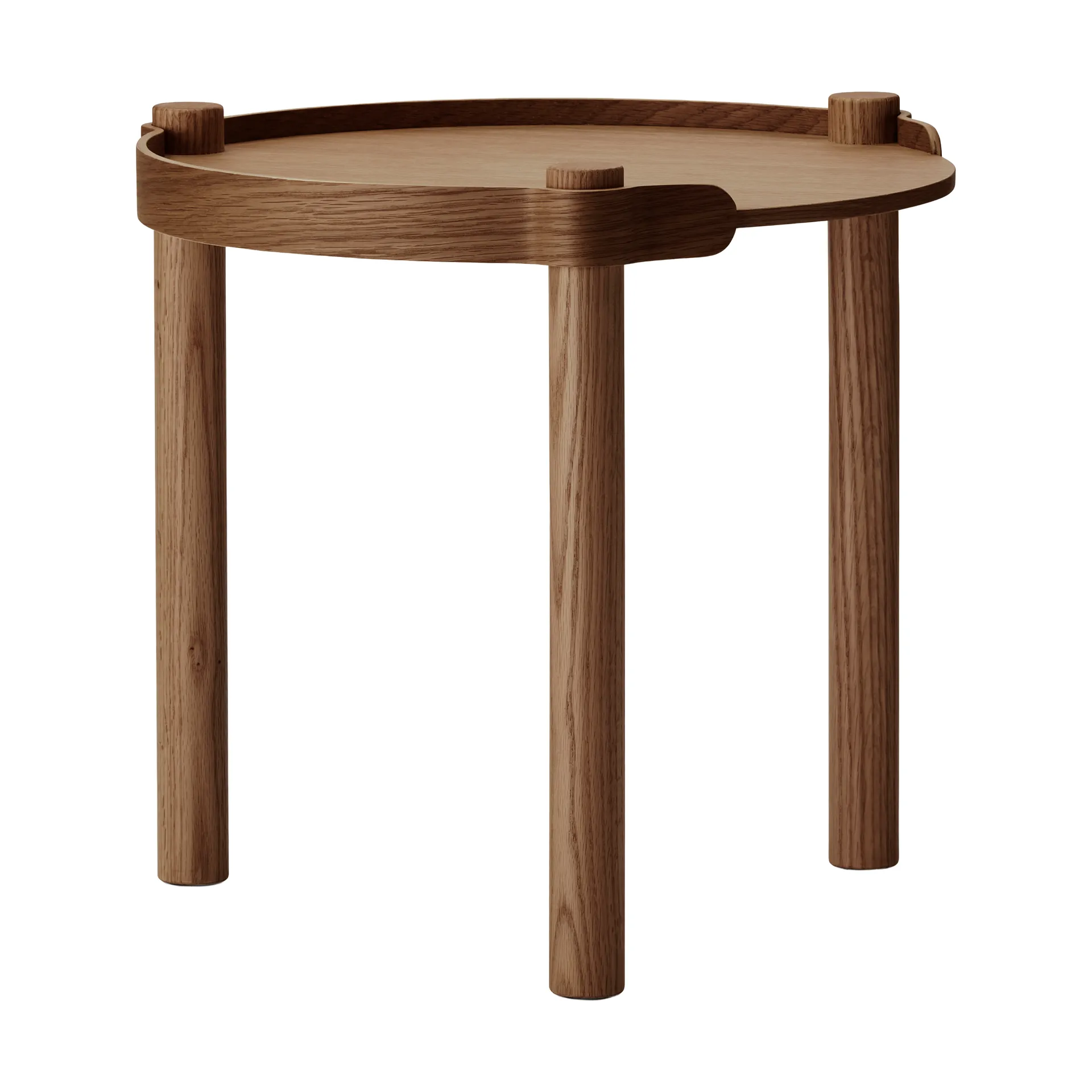 Woody bord Ø45 cm, Mørkbeiset eik Cooee Design
