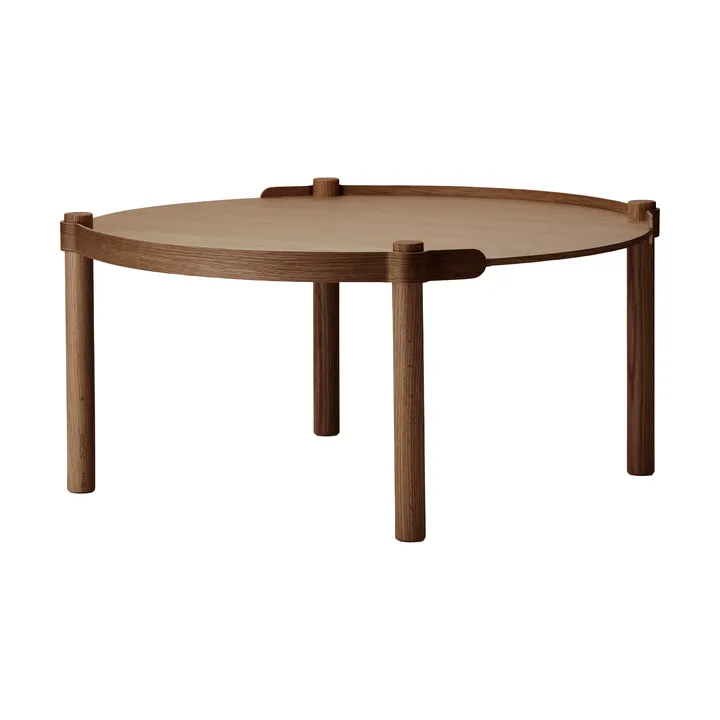 Woody bord Ø80 cm - Mørkbeiset eik - Cooee Design