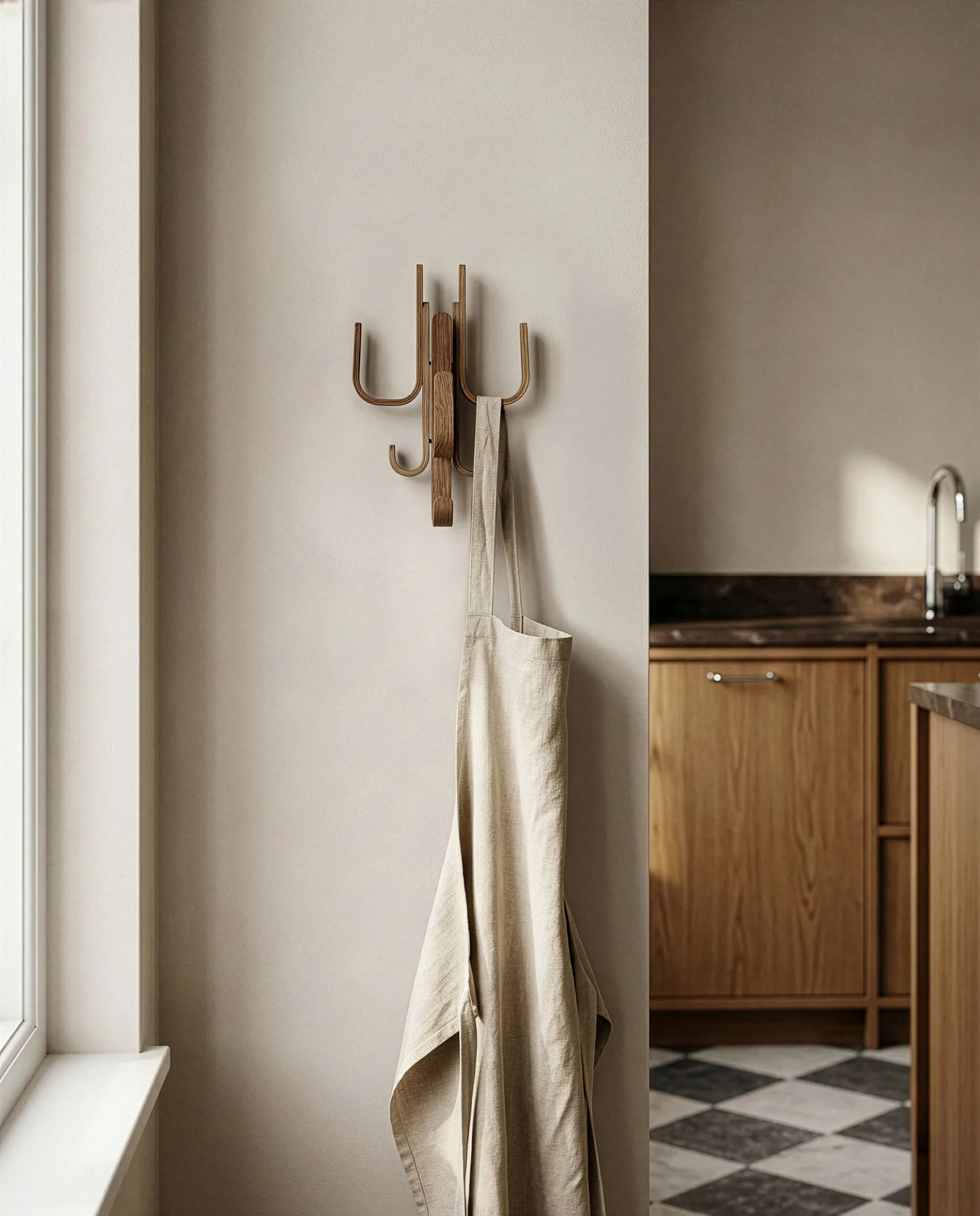 Woody krok Three, Mørkbeiset eik Cooee Design