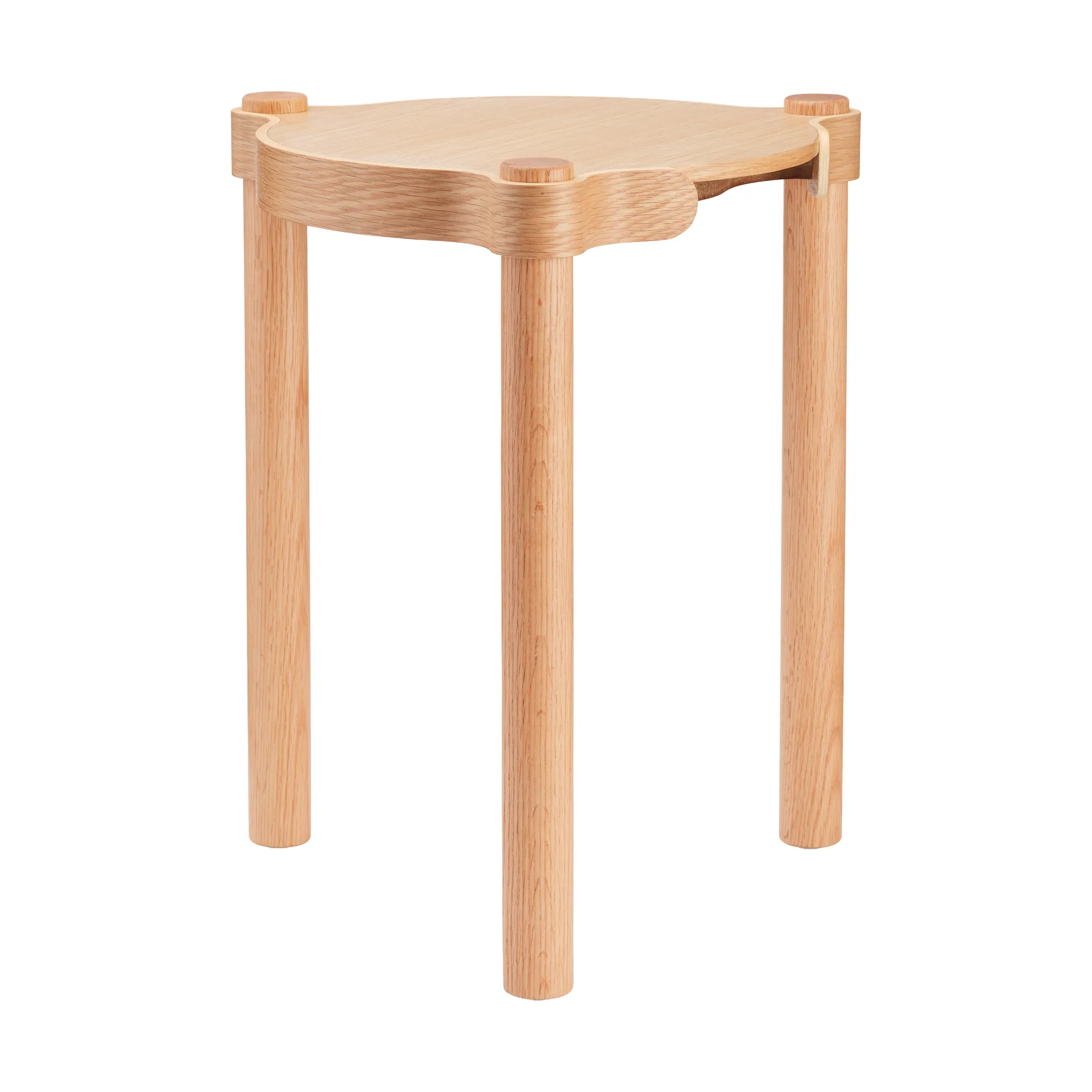 Woody rund krakk, Eik, Ø38x46 cm Cooee Design