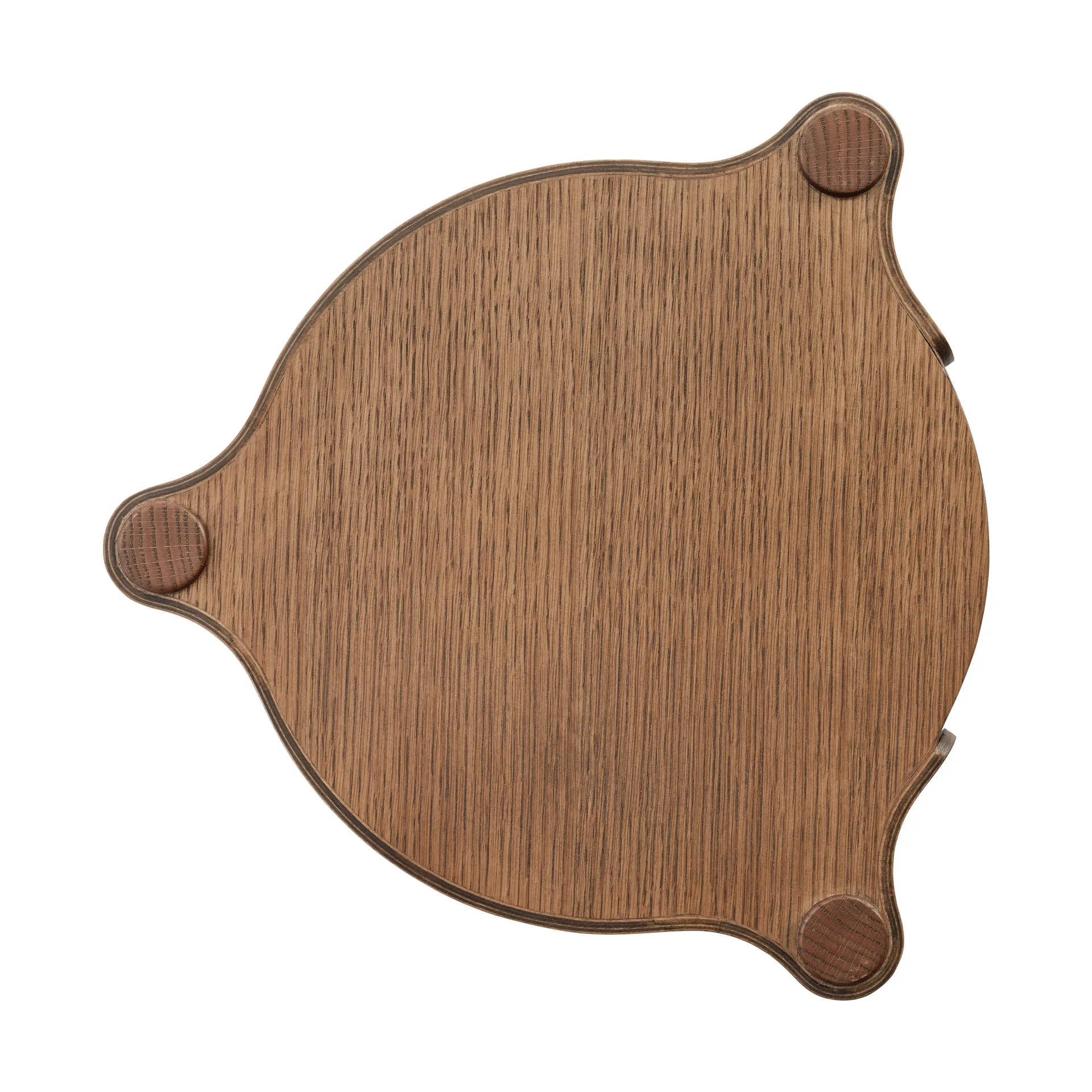 Woody rund krakk, Mørk eik, Ø38x46 cm Cooee Design