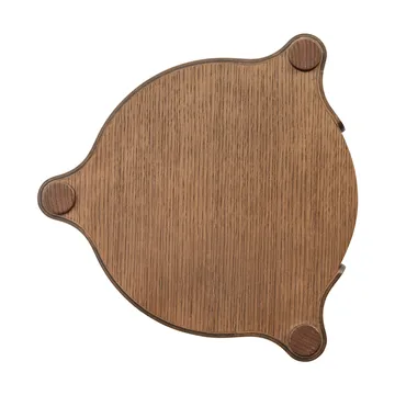 Woody rund krakk - Mørk eik, Ø38x46 cm - Cooee Design