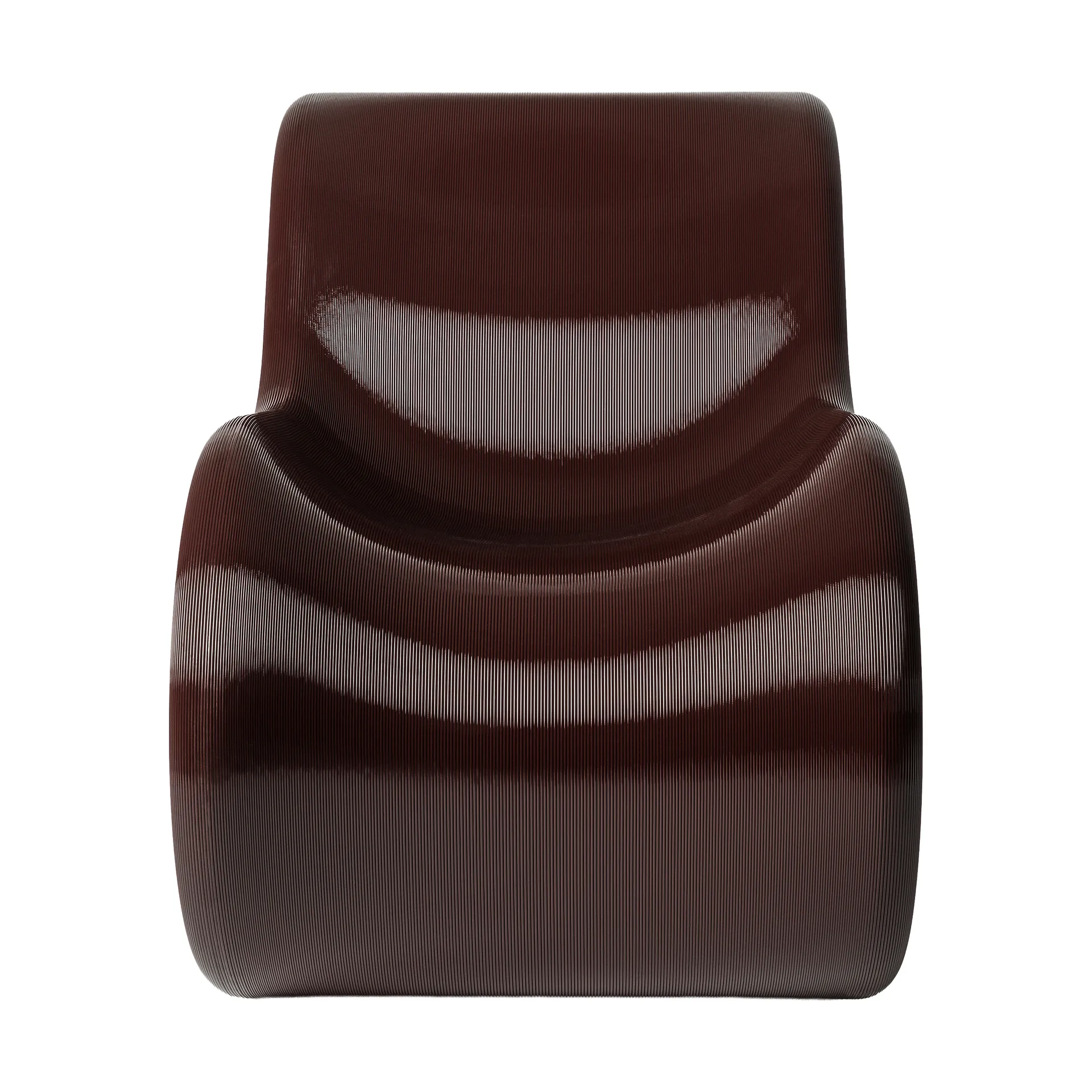 Éclair chair loungestol, Cherry Crème Atelier