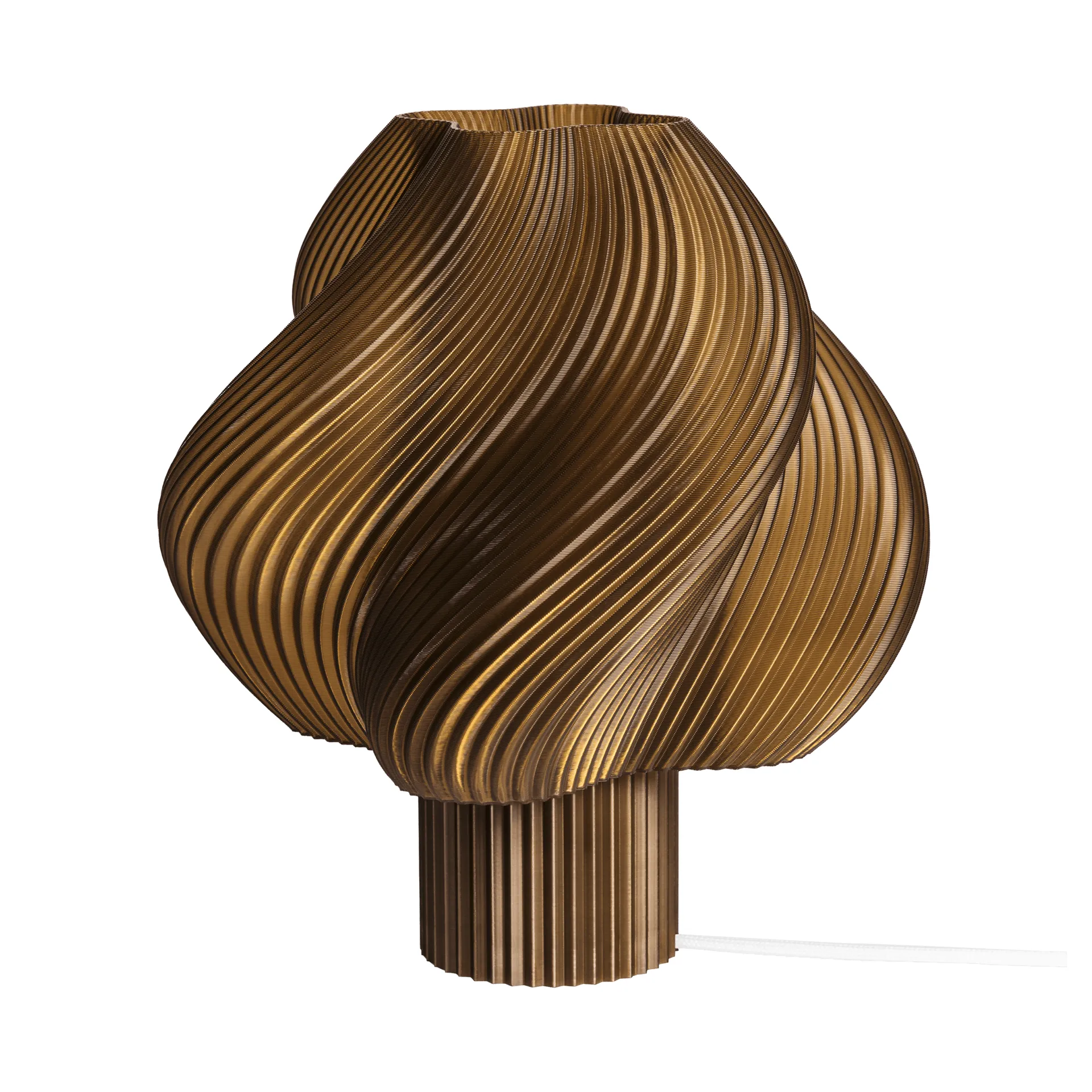 Soft Serve bordlampe, Caramel, Grande, 34 cm Crème Atelier