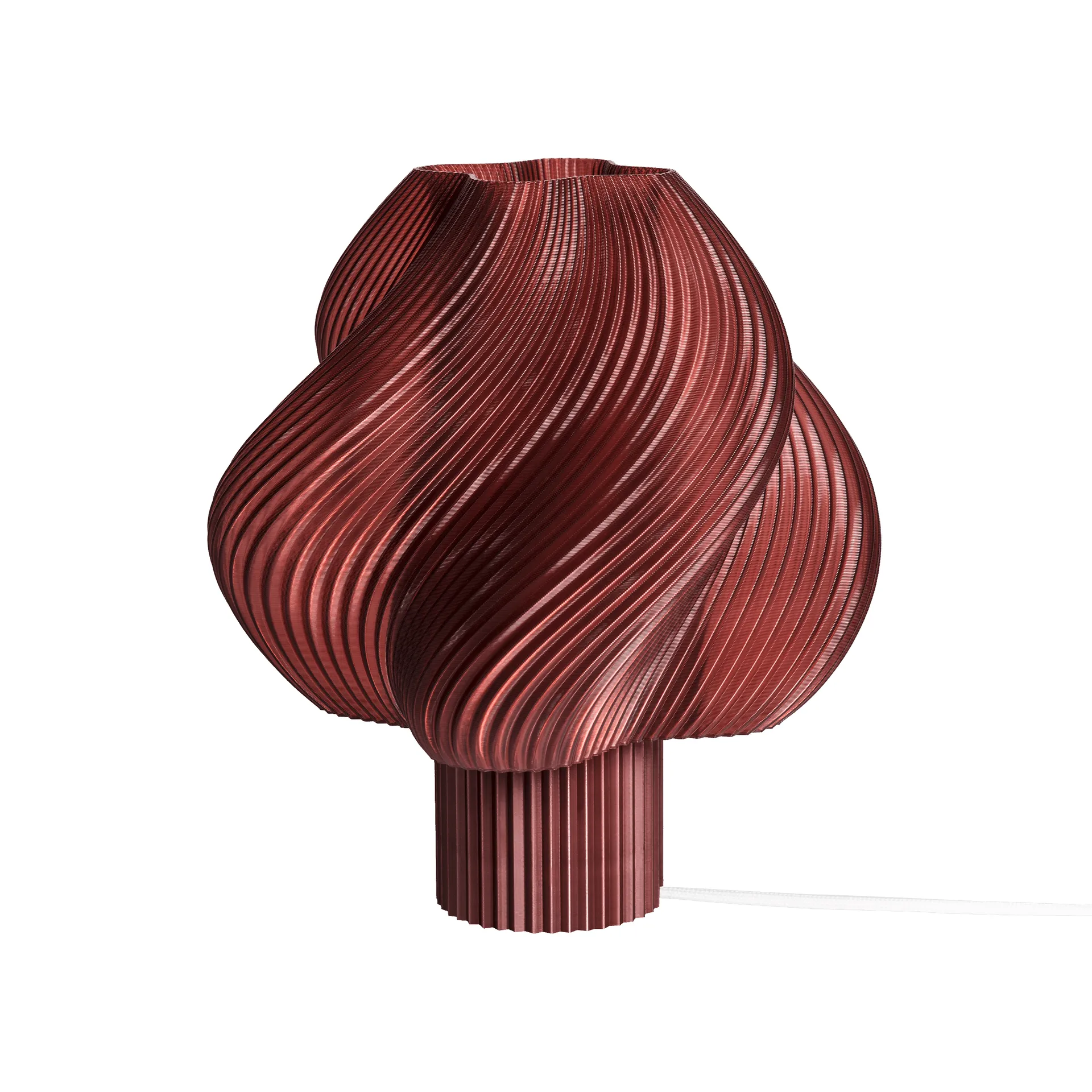 Soft Serve bordlampe, Cherry, Regular, 26 cm Crème Atelier