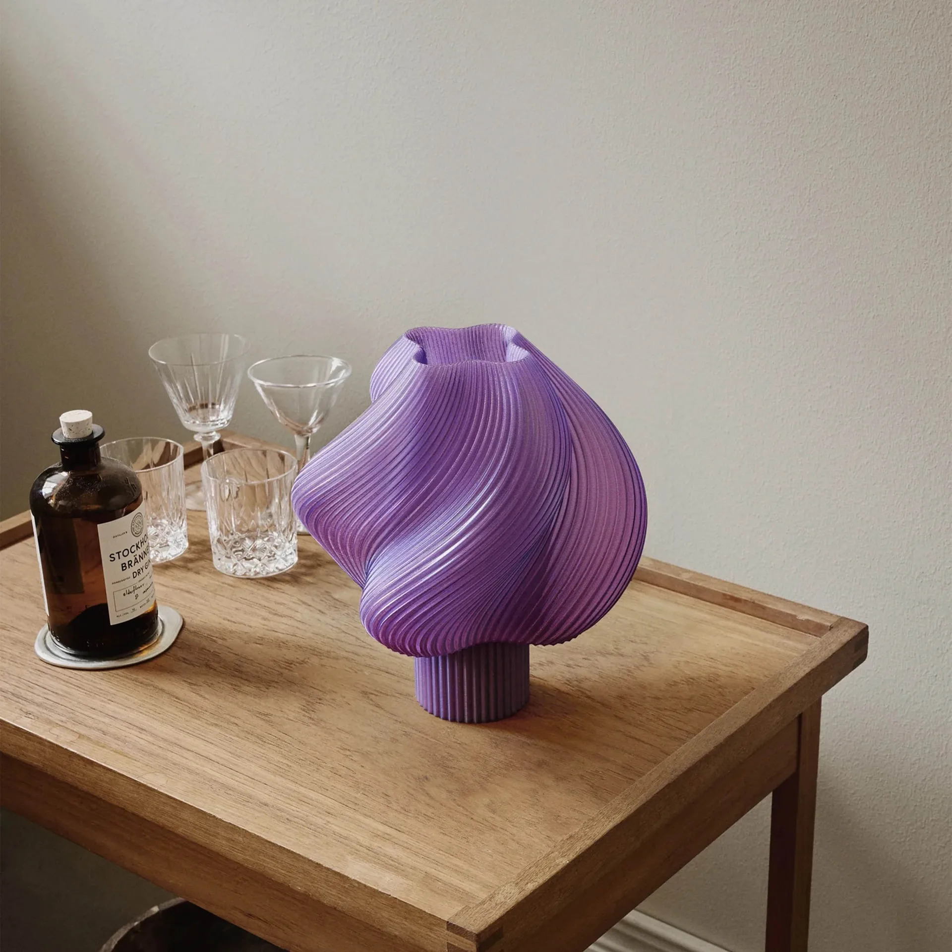 Soft Serve bordlampe, Lavender sorbet, Regular, 26 cm Crème Atelier