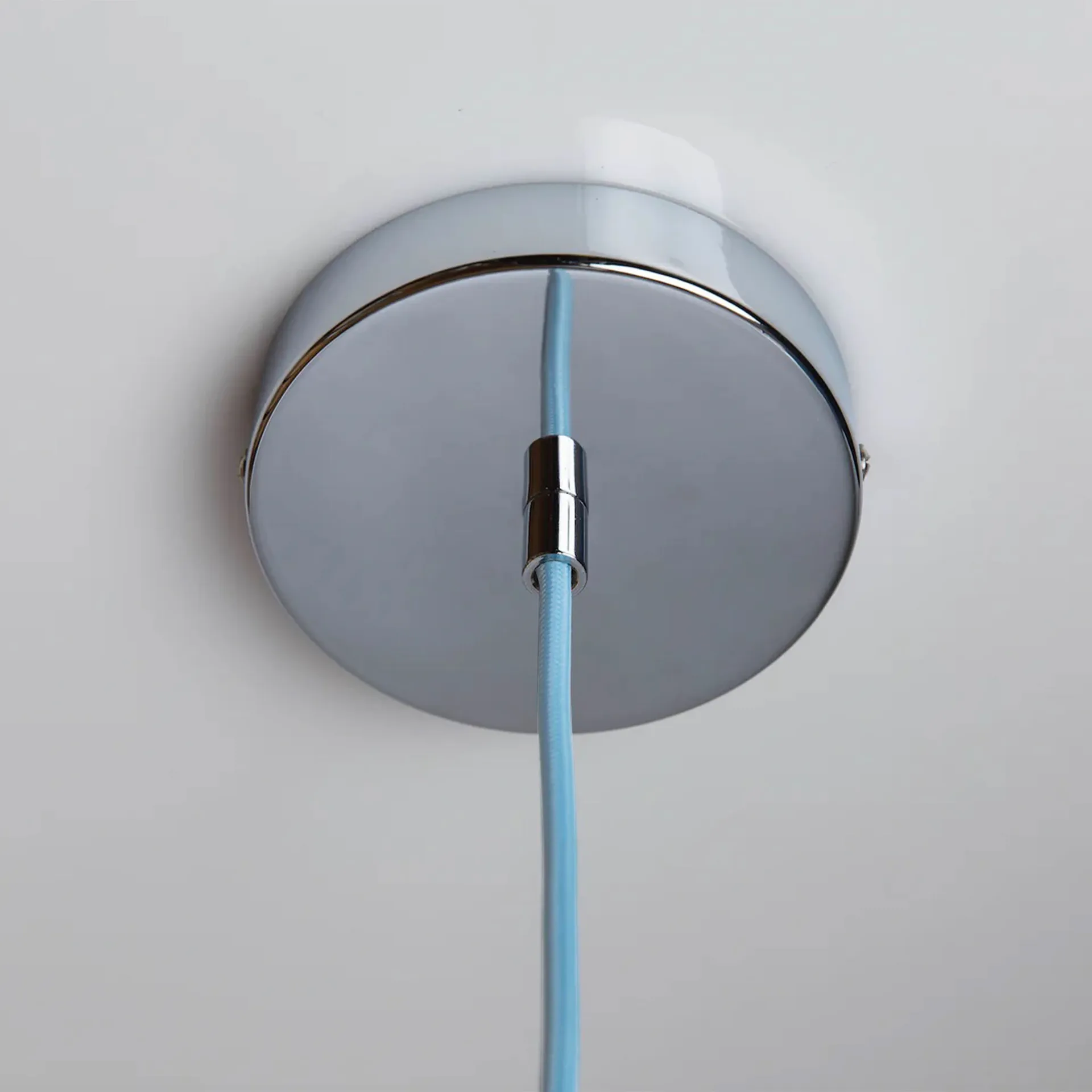 Soft Serve pendel, Blueberry sorbet-chrome, 01, 20 cm Crème Atelier