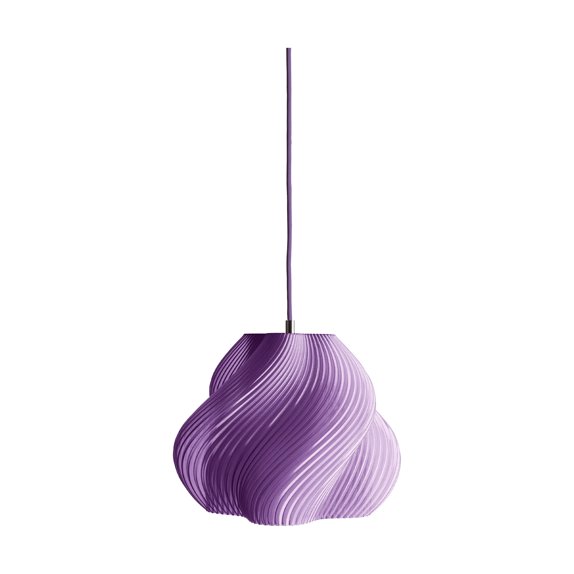 Soft Serve pendel, Lavender sorbet-chrome, 02, 25 cm Crème Atelier