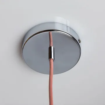 Soft Serve pendel - Peach sorbet-chrome, 02, 25 cm - Crème Atelier