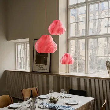 Soft Serve pendel - Peach sorbet-chrome, 02, 25 cm - Crème Atelier