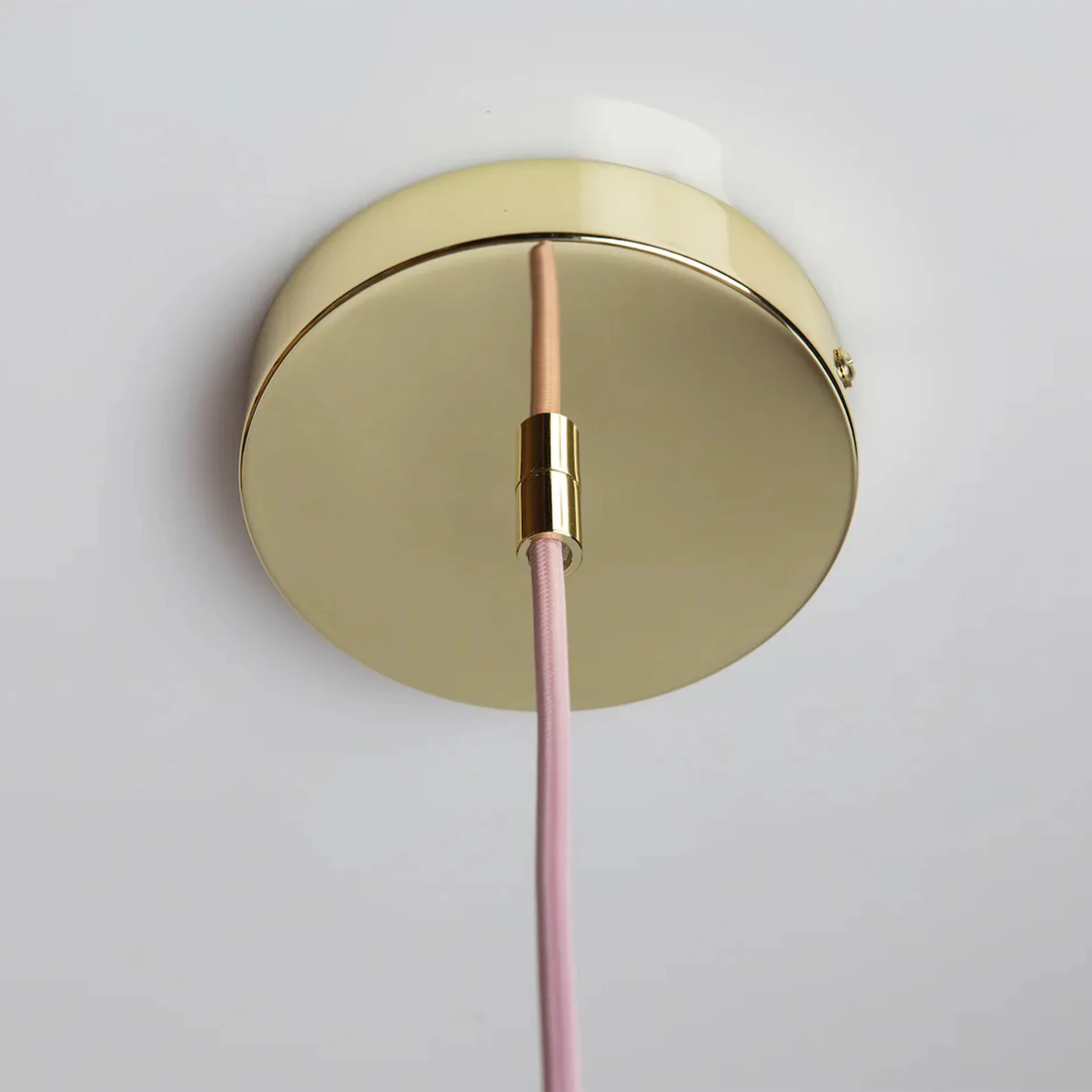 Soft Serve pendel, Rose sorbet-brass, 02, 25 cm Crème Atelier