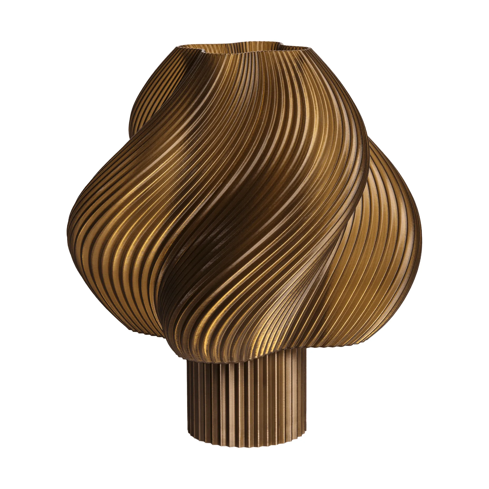 Soft Serve portabel bordlampe, Caramel, 23 cm Crème Atelier