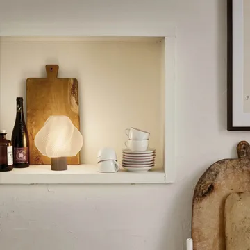 Soft Serve portabel bordlampe - Mocha, 23 cm - Crème Atelier