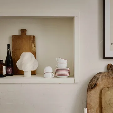 Soft Serve portabel bordlampe - Vanilla bean, 23 cm - Crème Atelier