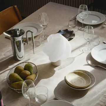 Soft Serve portabel bordlampe - Vanilla bean, 23 cm - Crème Atelier