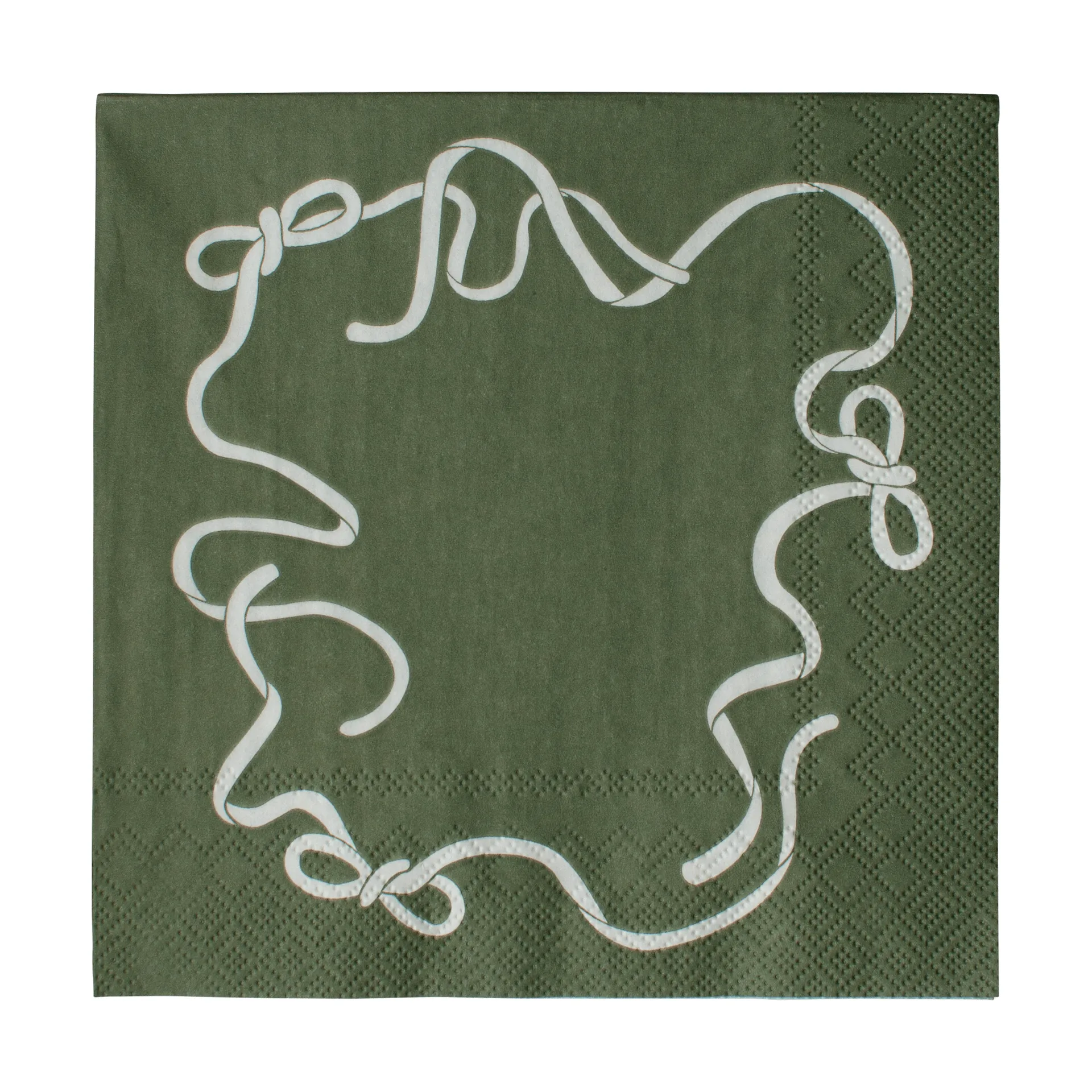 Bow papirserviett 33x33 cm 20-pakning, Green DBKD