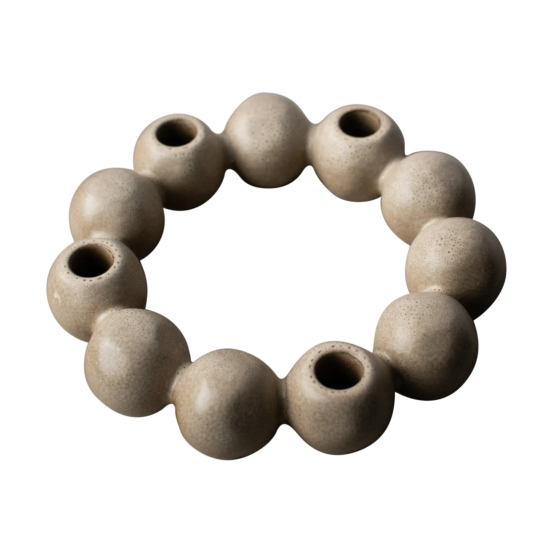 Bright lysestake Ø27 cm, Beige DBKD