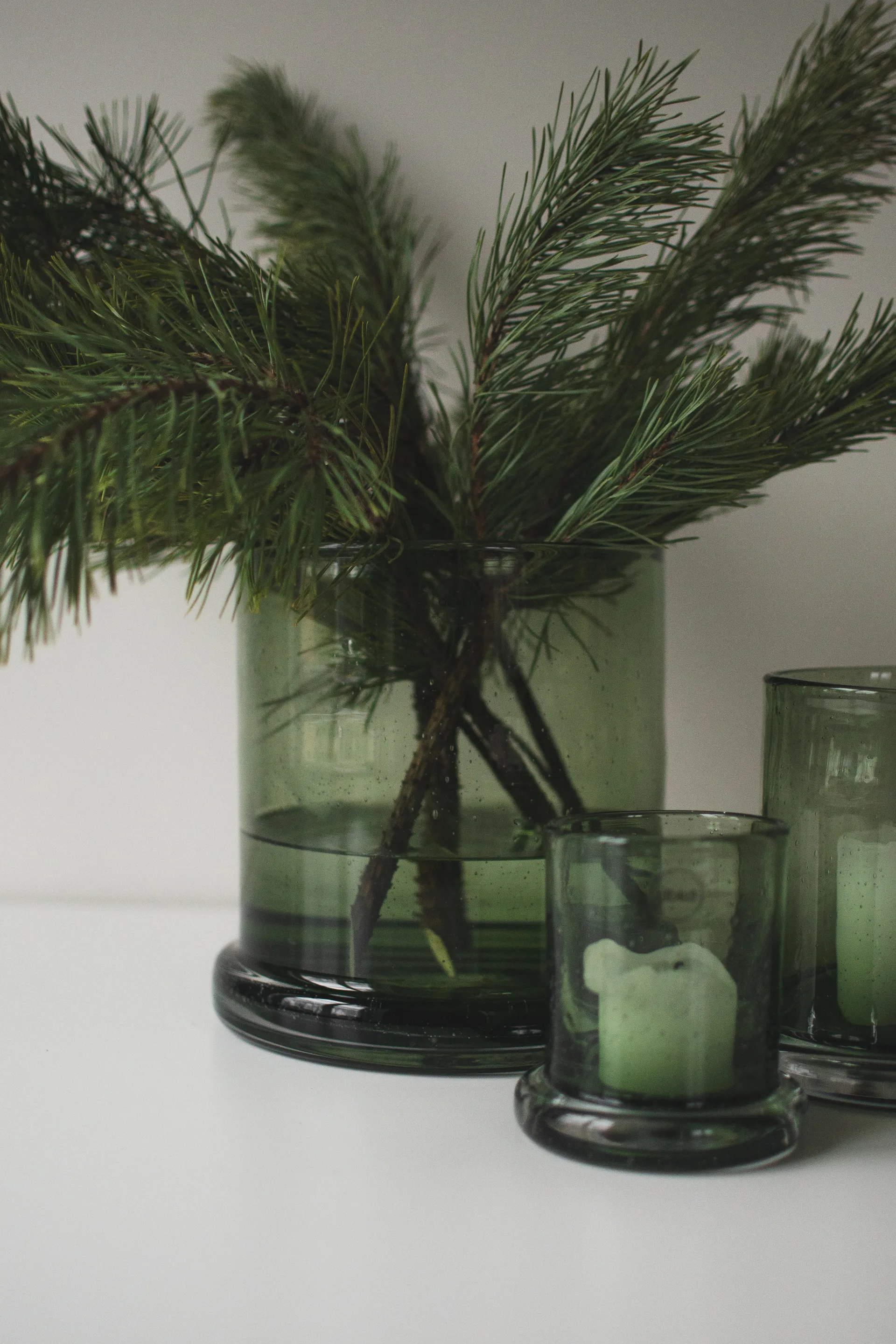 Bubble lyslykt Ø20 cm, Green DBKD