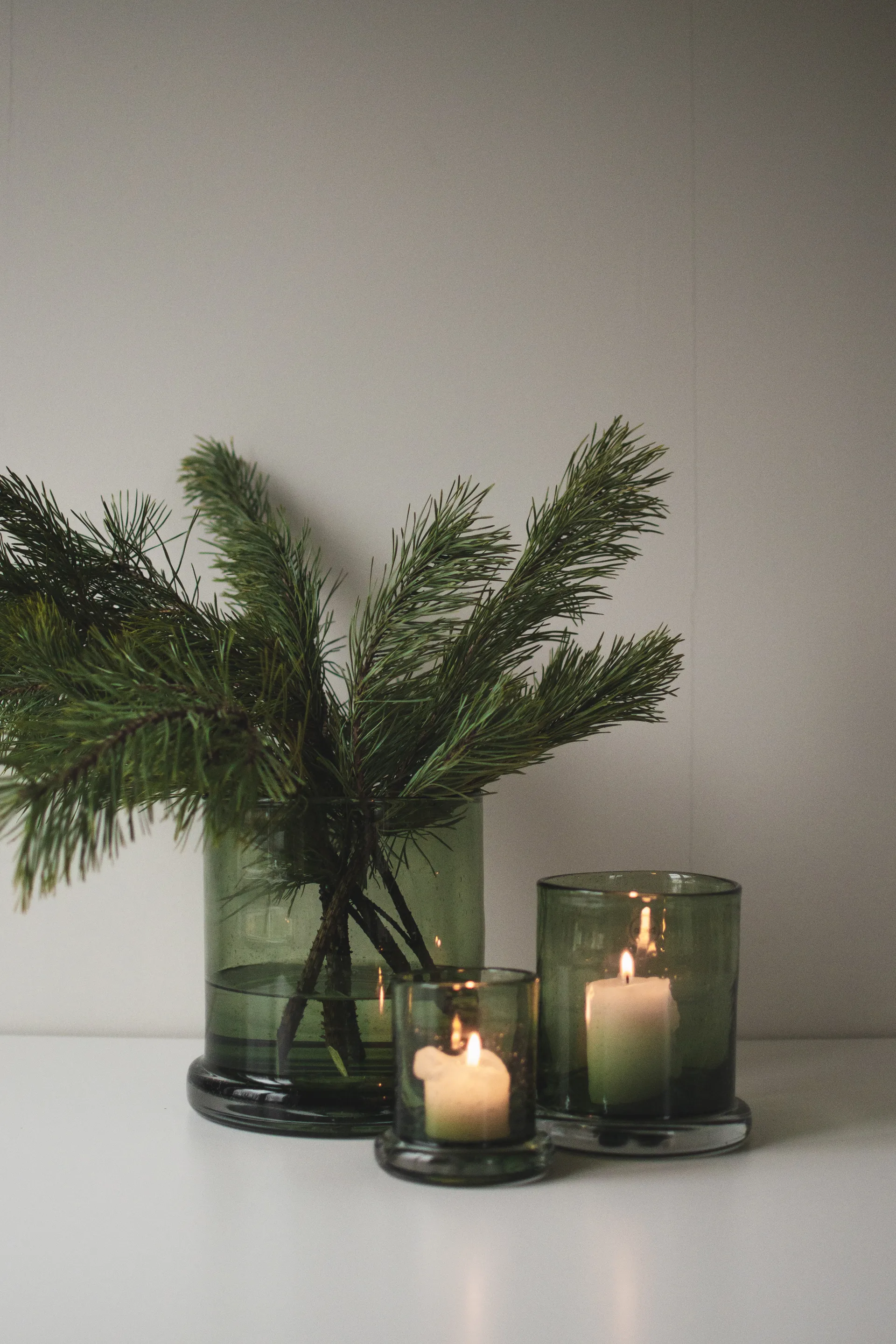 Bubble lyslykt Ø20 cm, Green DBKD