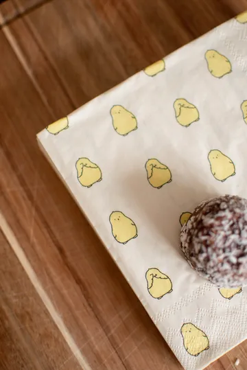 Chubby chicken papirserviett 20-pakning - Yellow, 33x33 cm - DBKD