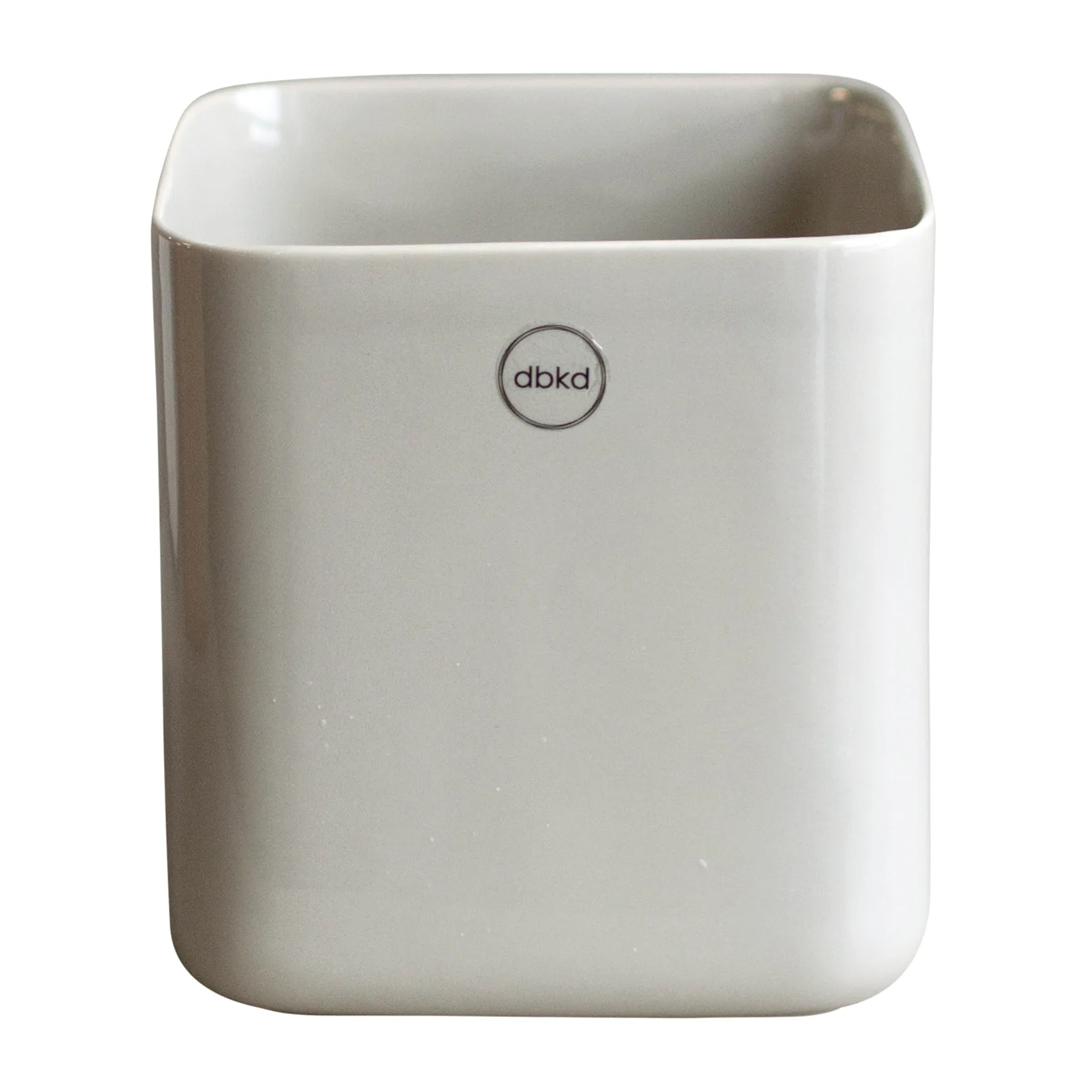 Cube krukke small Ø 13 cm, Shiny mole DBKD