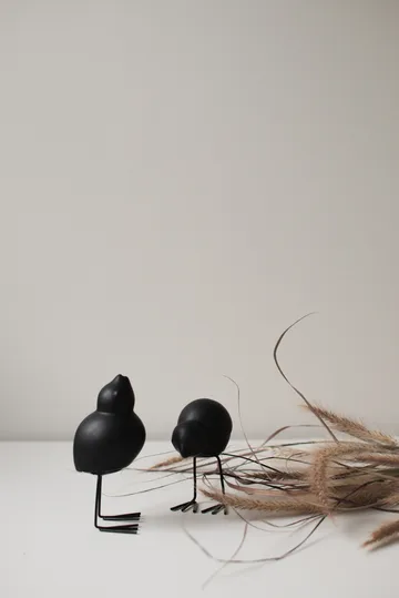 DBKD Swedish Birds påskedekorasjon 2-pakning - Black - DBKD