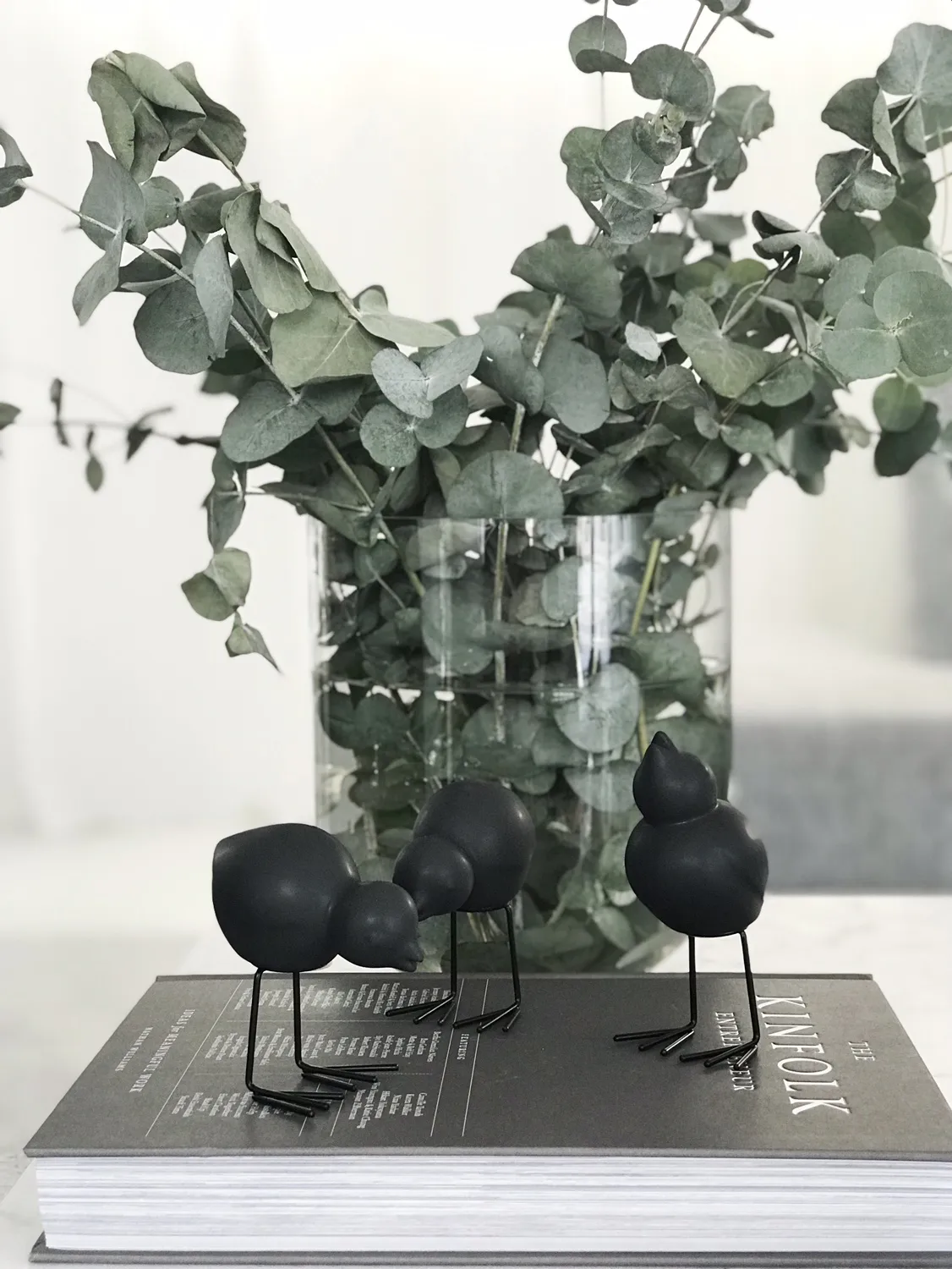 DBKD Swedish Birds påskedekorasjon 2-pakning, Black DBKD