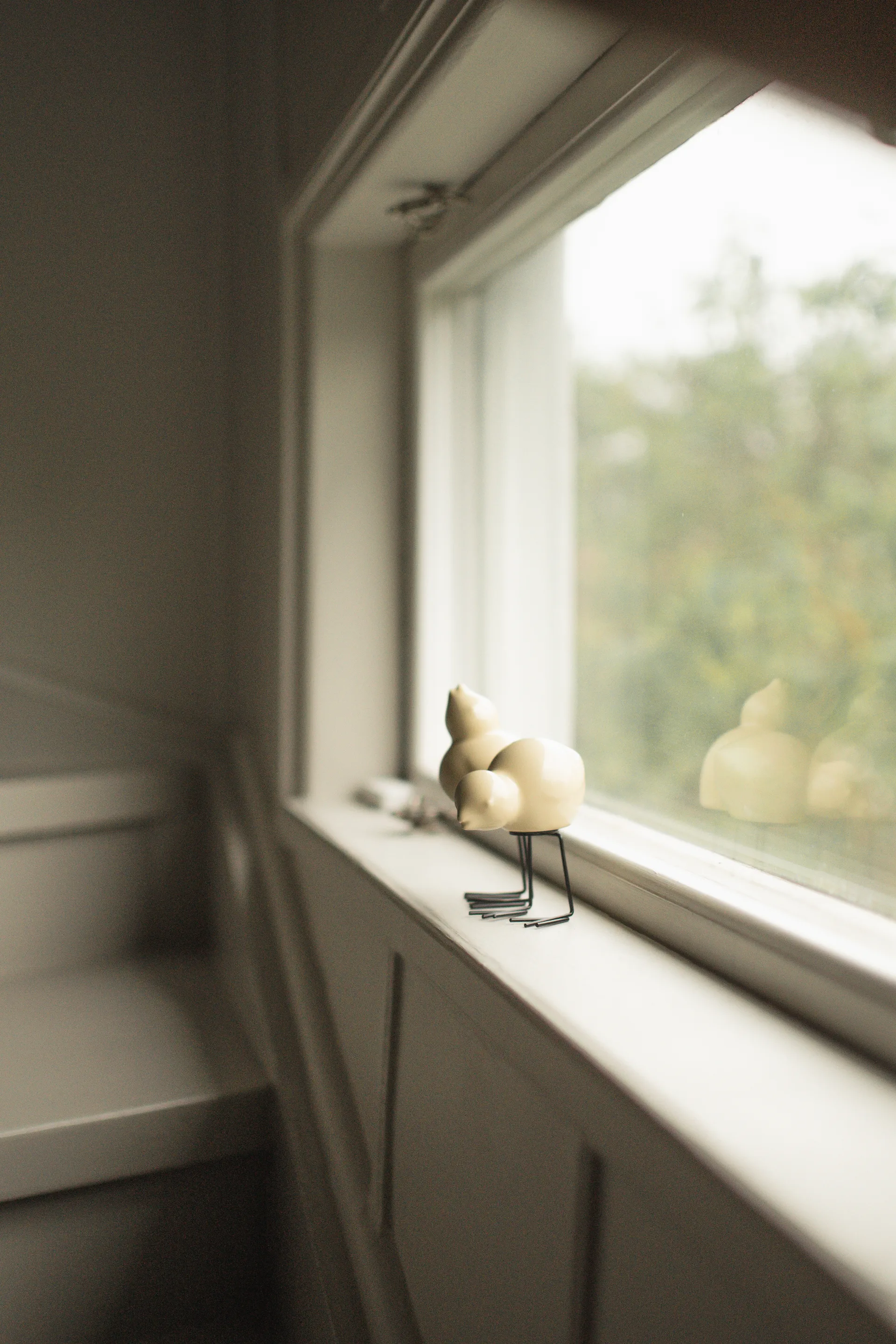 DBKD Swedish Birds påskedekorasjon 2-pakning, Shiny yellow DBKD