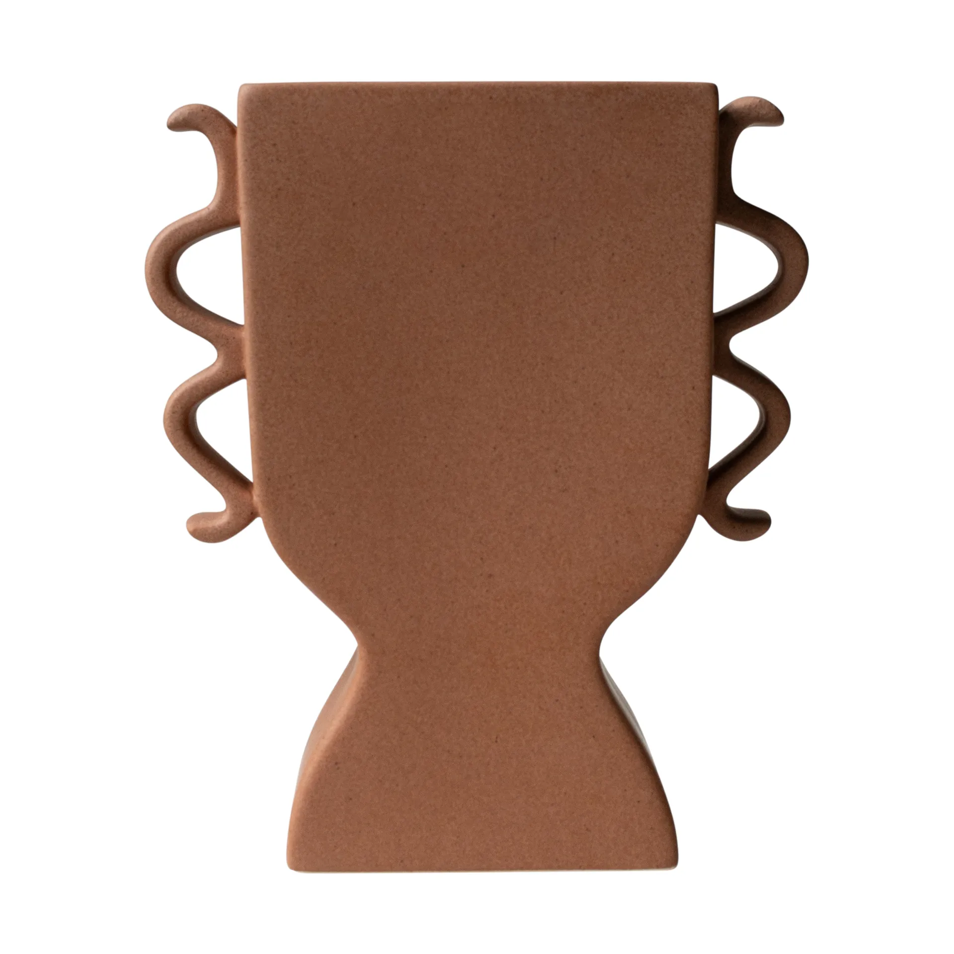 Flat vase 25 cm, Terracotta DBKD