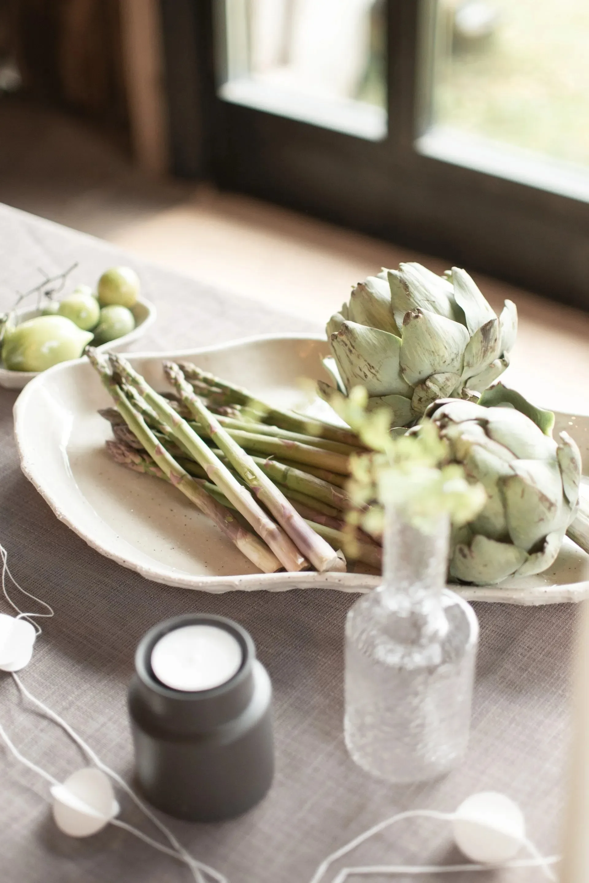 Flow fat large 25 x 40 cm, Sand DBKD