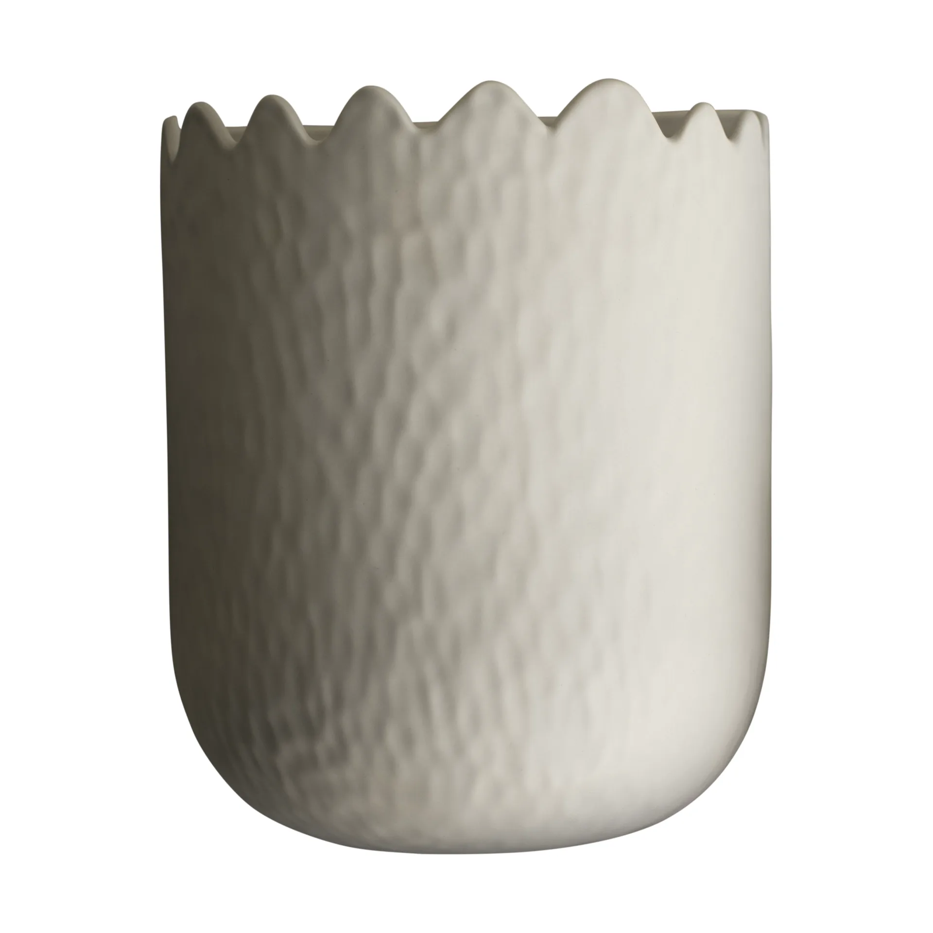 Flowery veggkrukke 24 cm, Creme DBKD