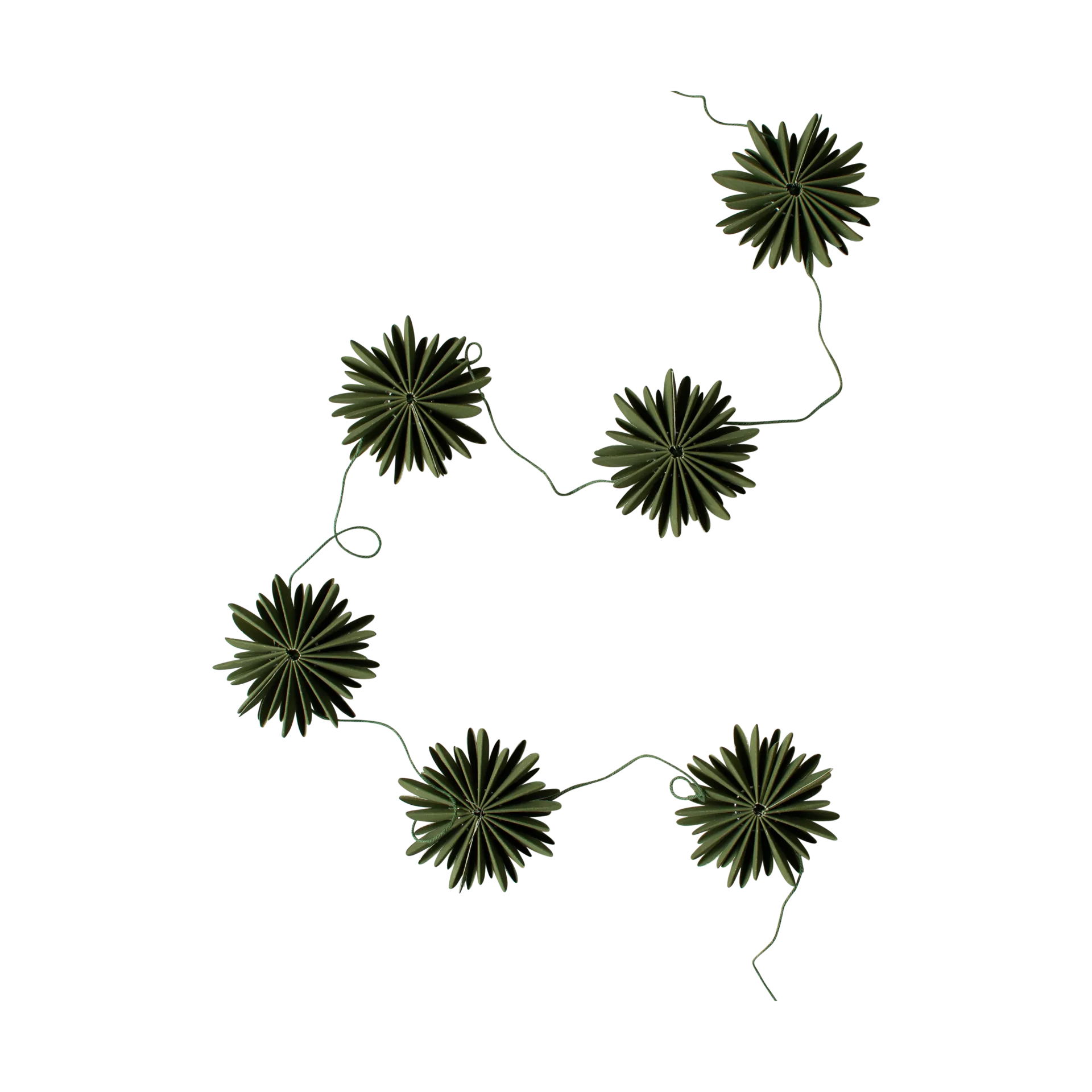 Garland girlander snøfnugg, Green DBKD